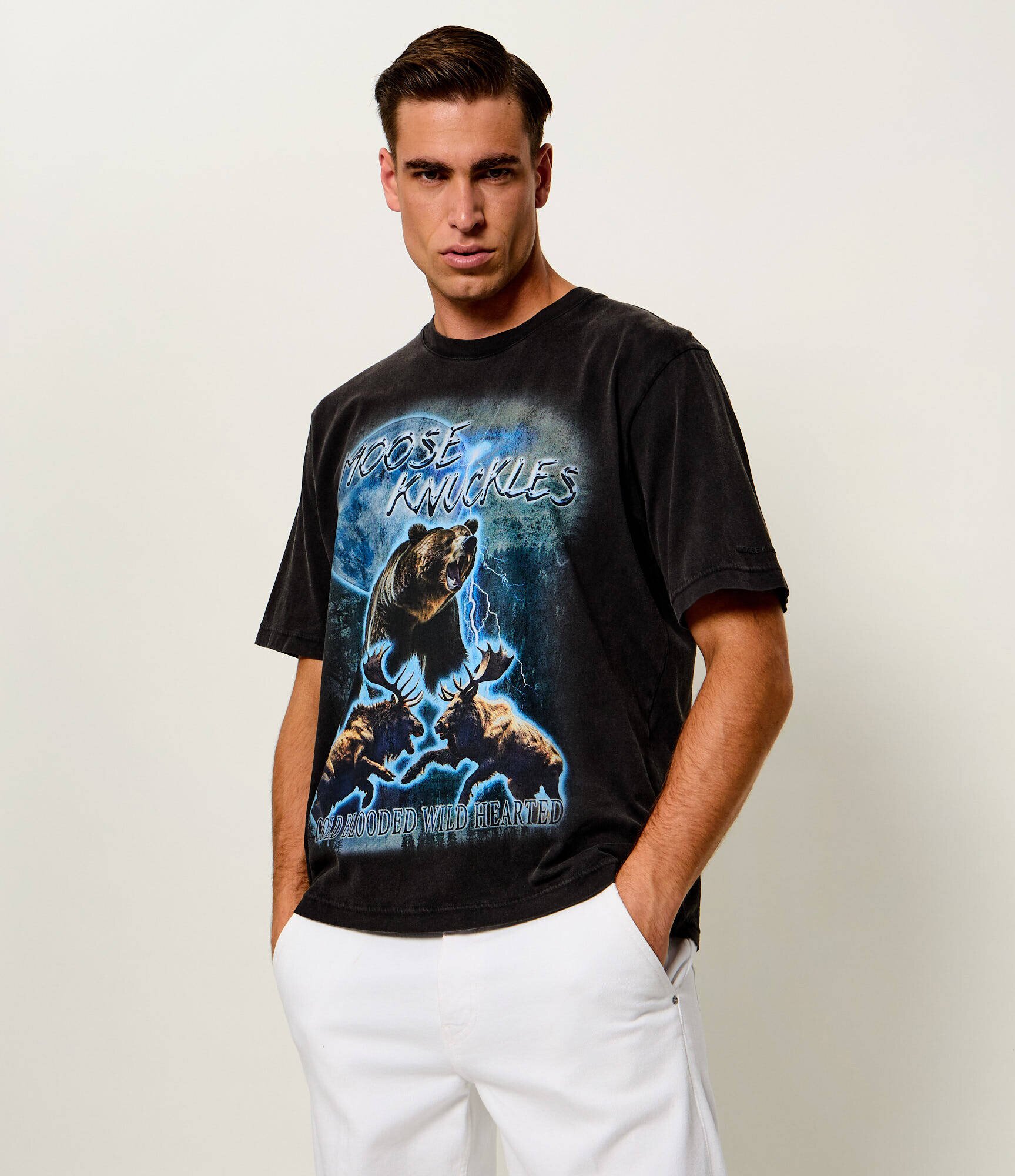MOOSE KNUCKLES Tricou Into The Wild | regular fit