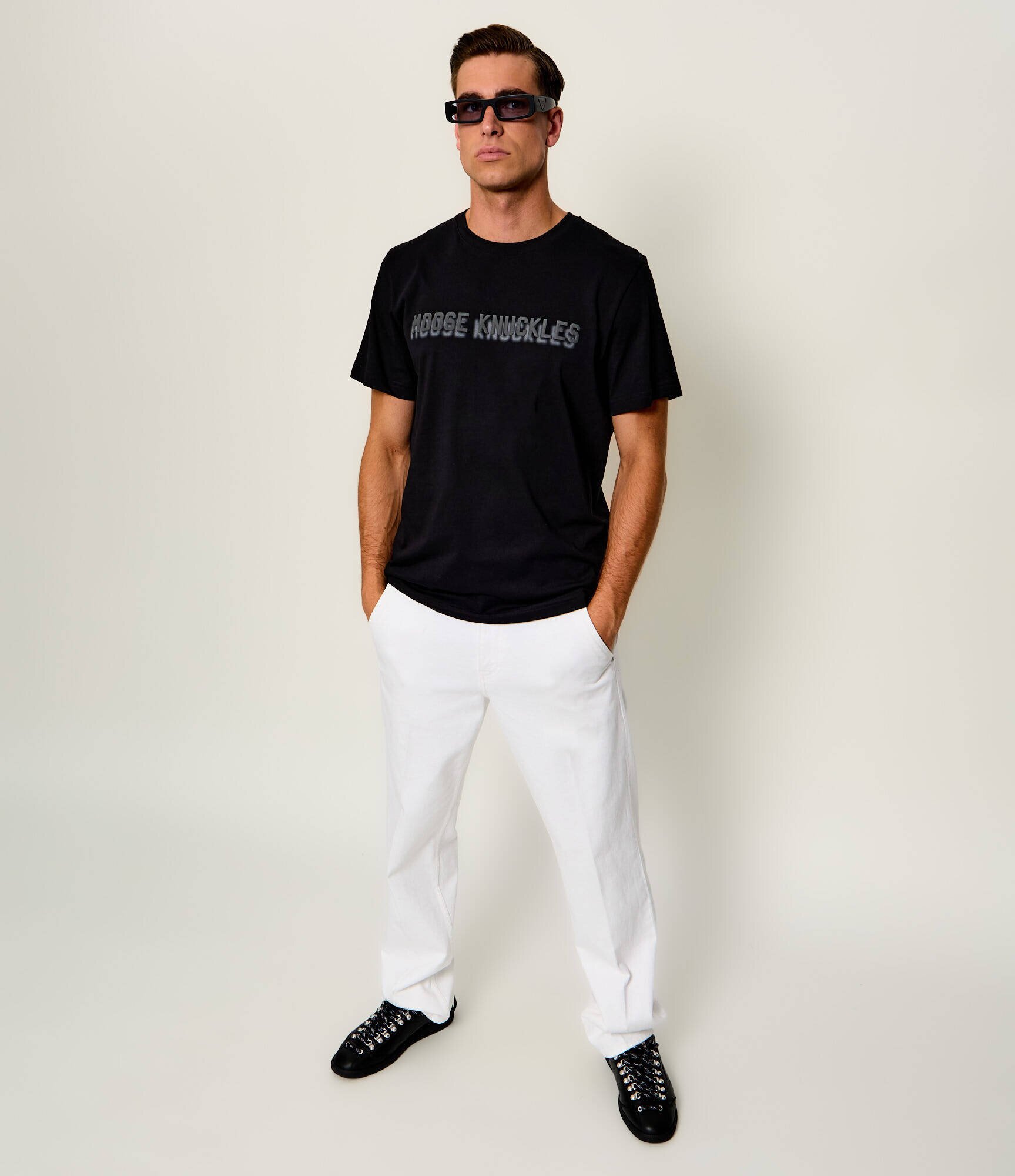MOOSE KNUCKLES Tricou Shadow Logo | regular fit