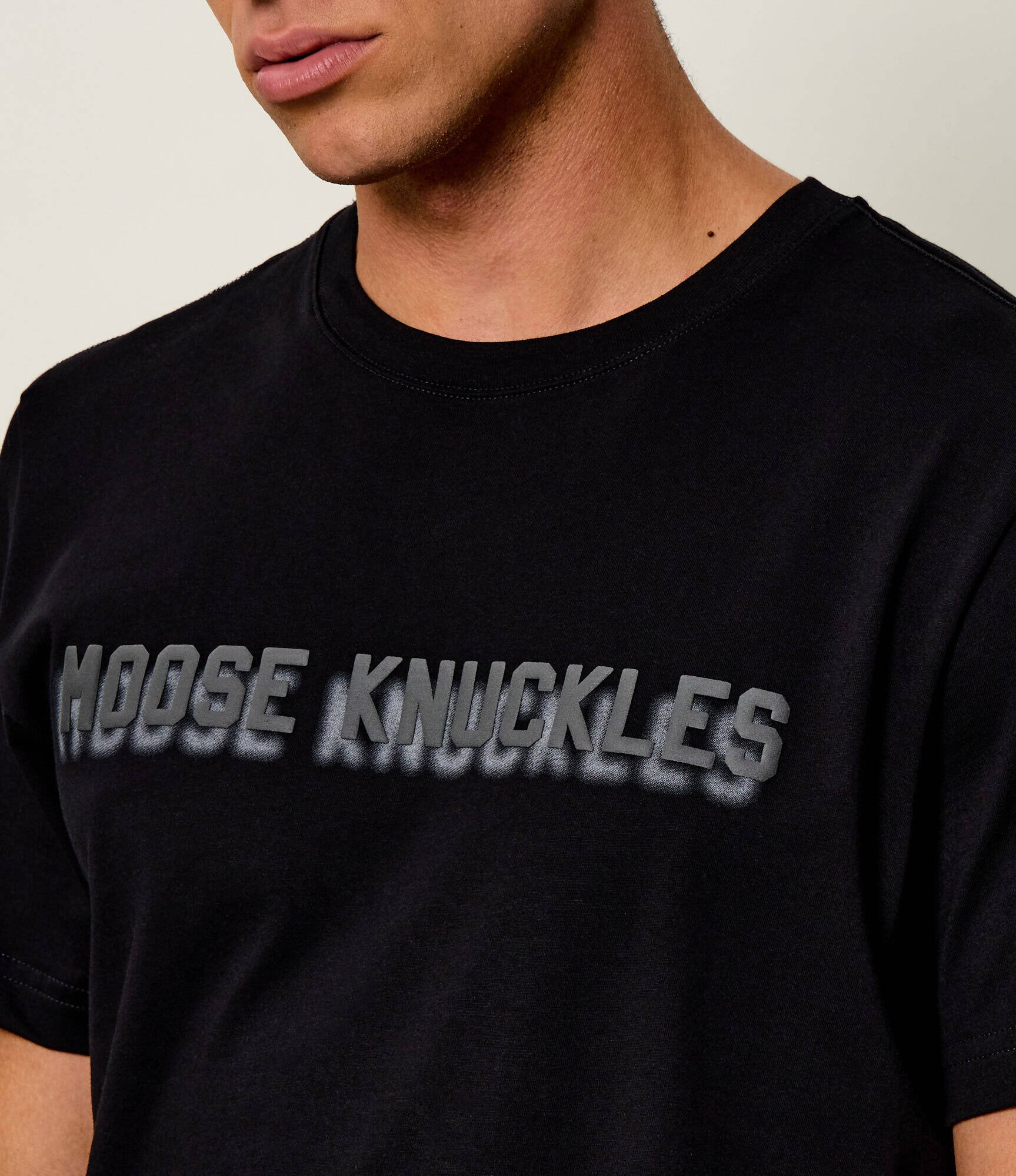 MOOSE KNUCKLES Tricou Shadow Logo | regular fit