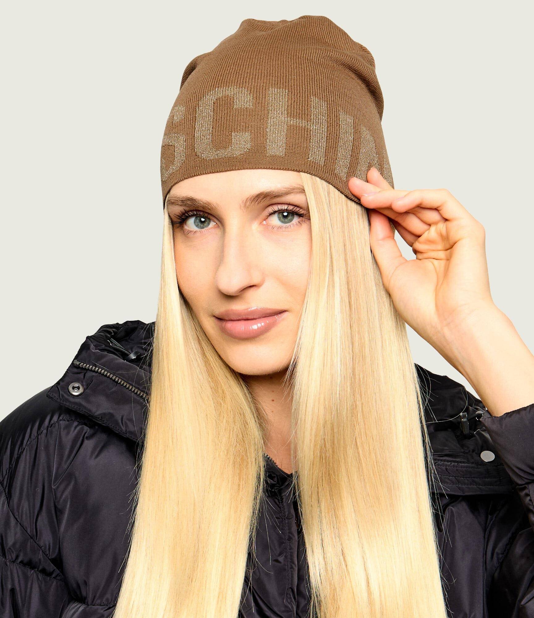 Moschino Căciulă cu adaos de lână