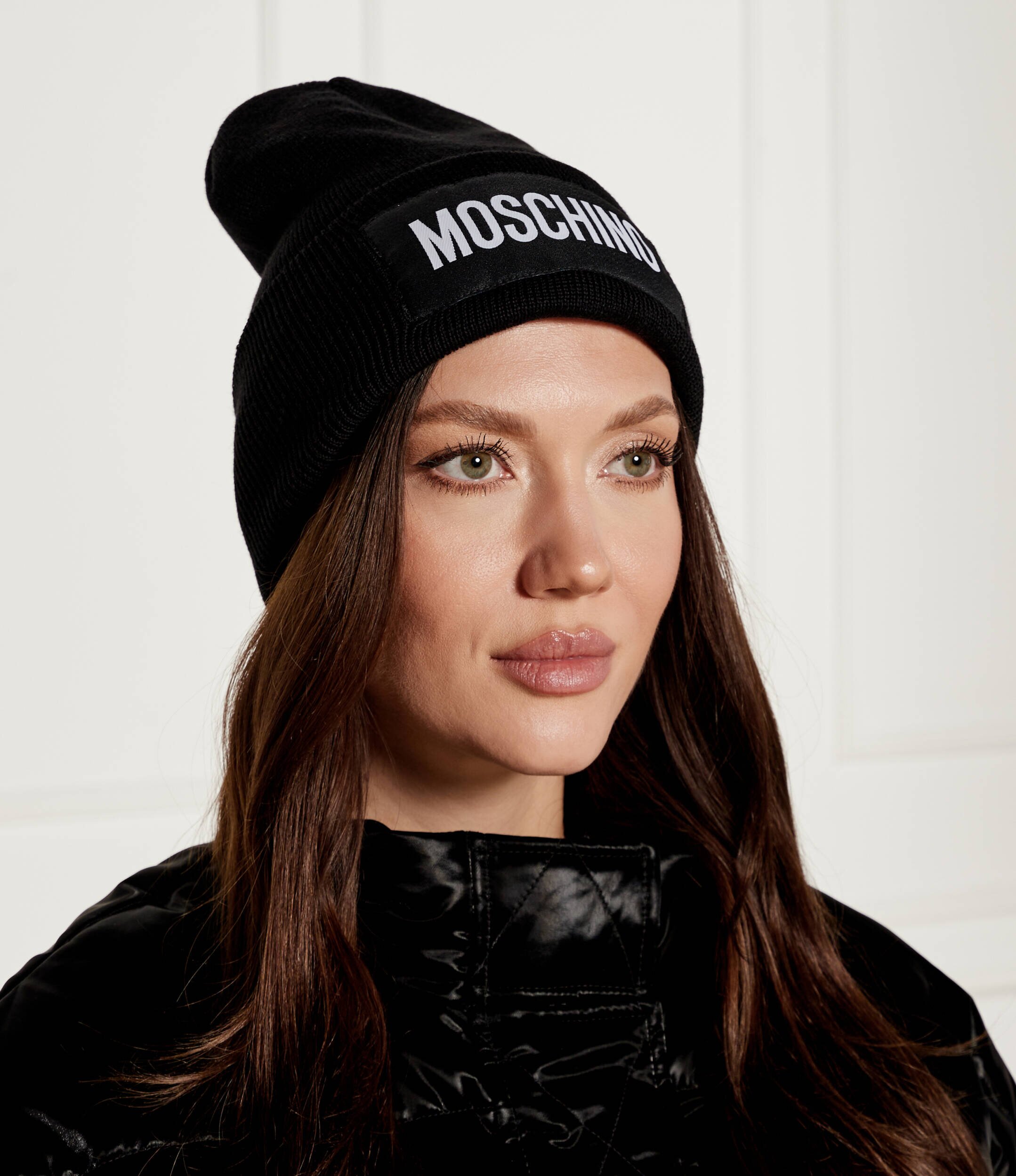 Moschino Căciulă cu adaos de lână