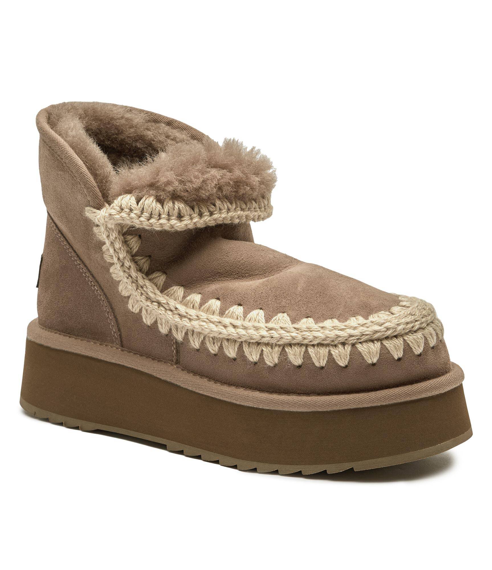 Mou Bocanci Mini Eskimo Platform | piele întoarsă