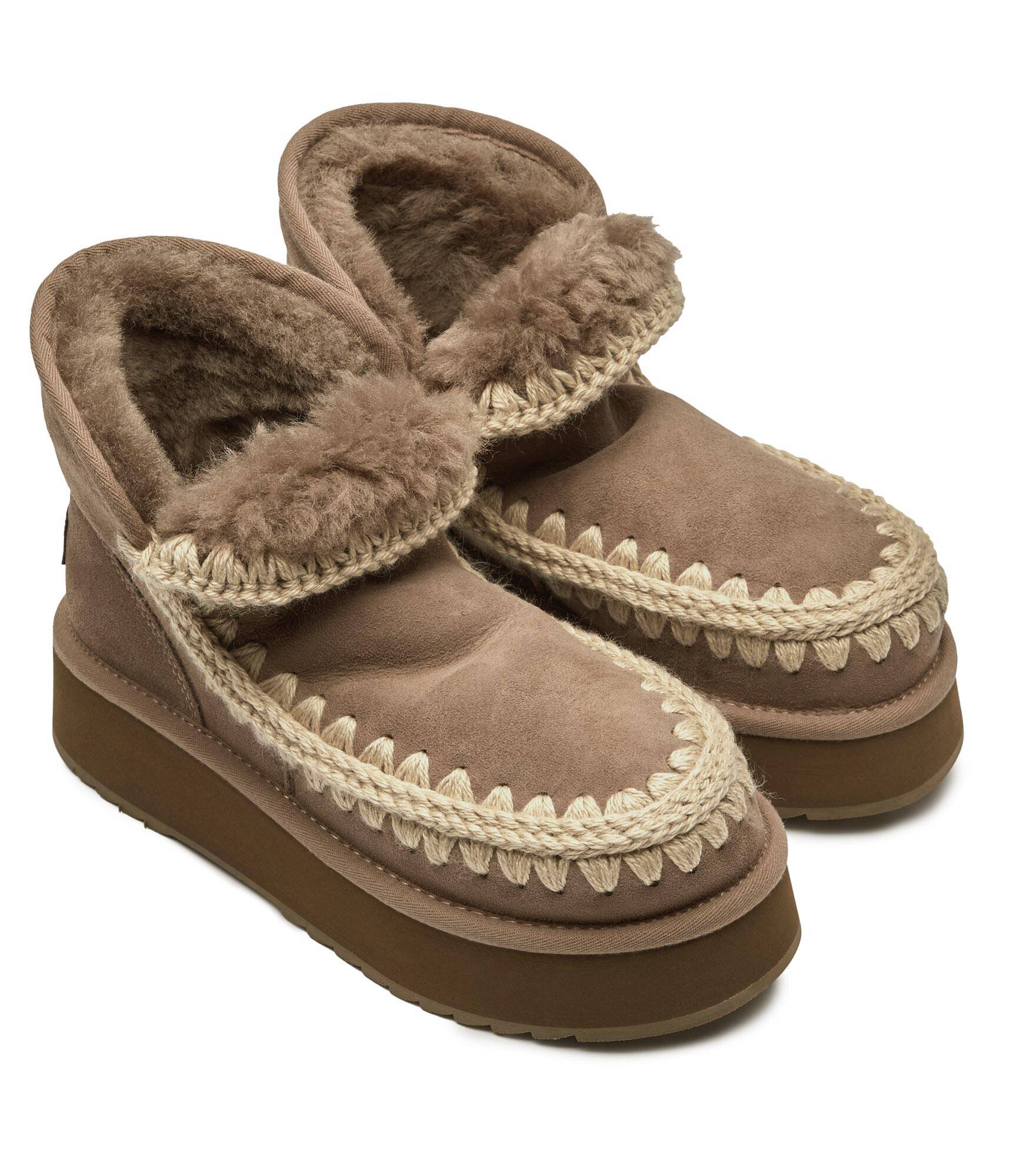 Mou Bocanci Mini Eskimo Platform | piele întoarsă