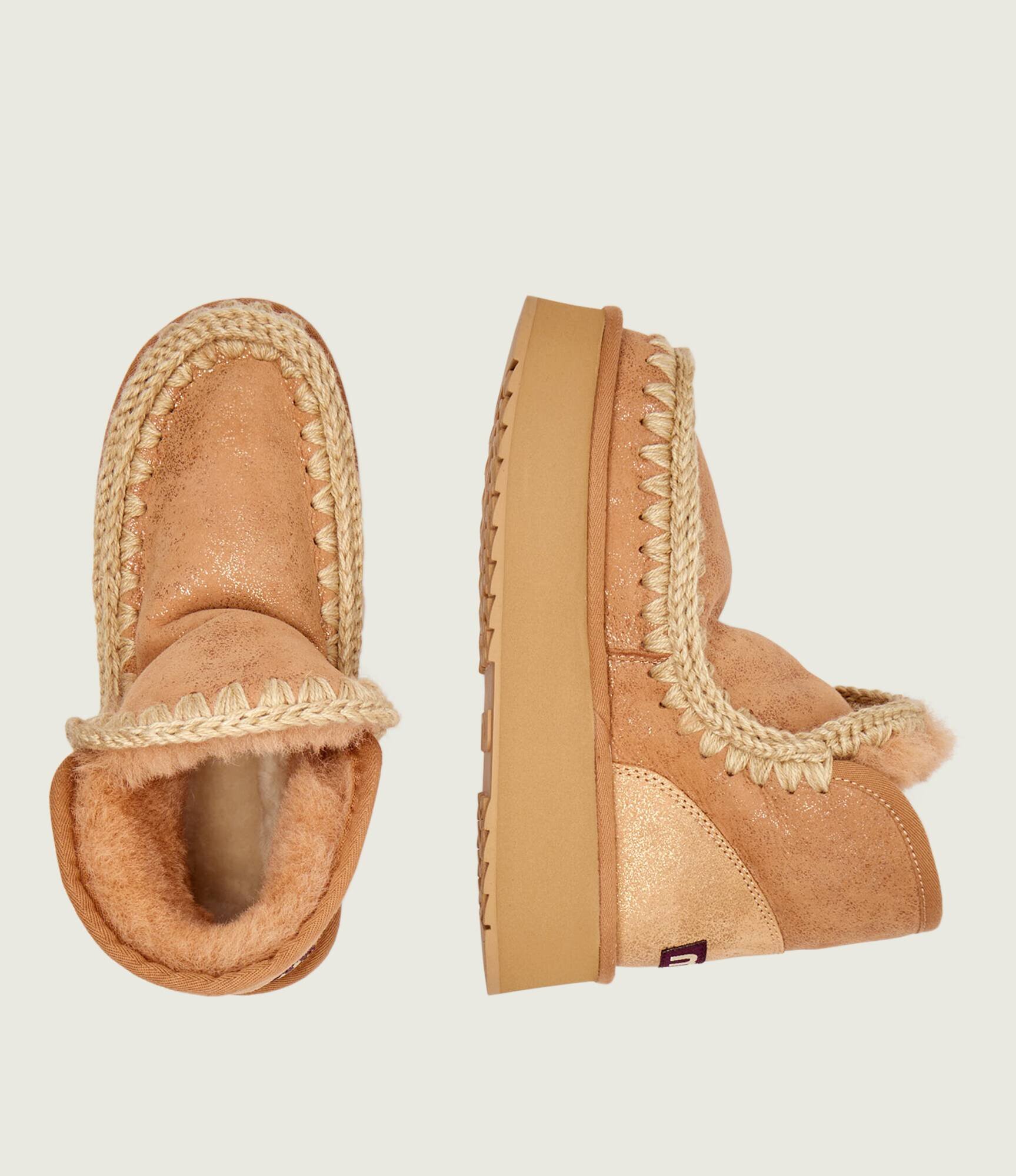 Mou Bocanci Mini Eskimo Platform | piele întoarsă