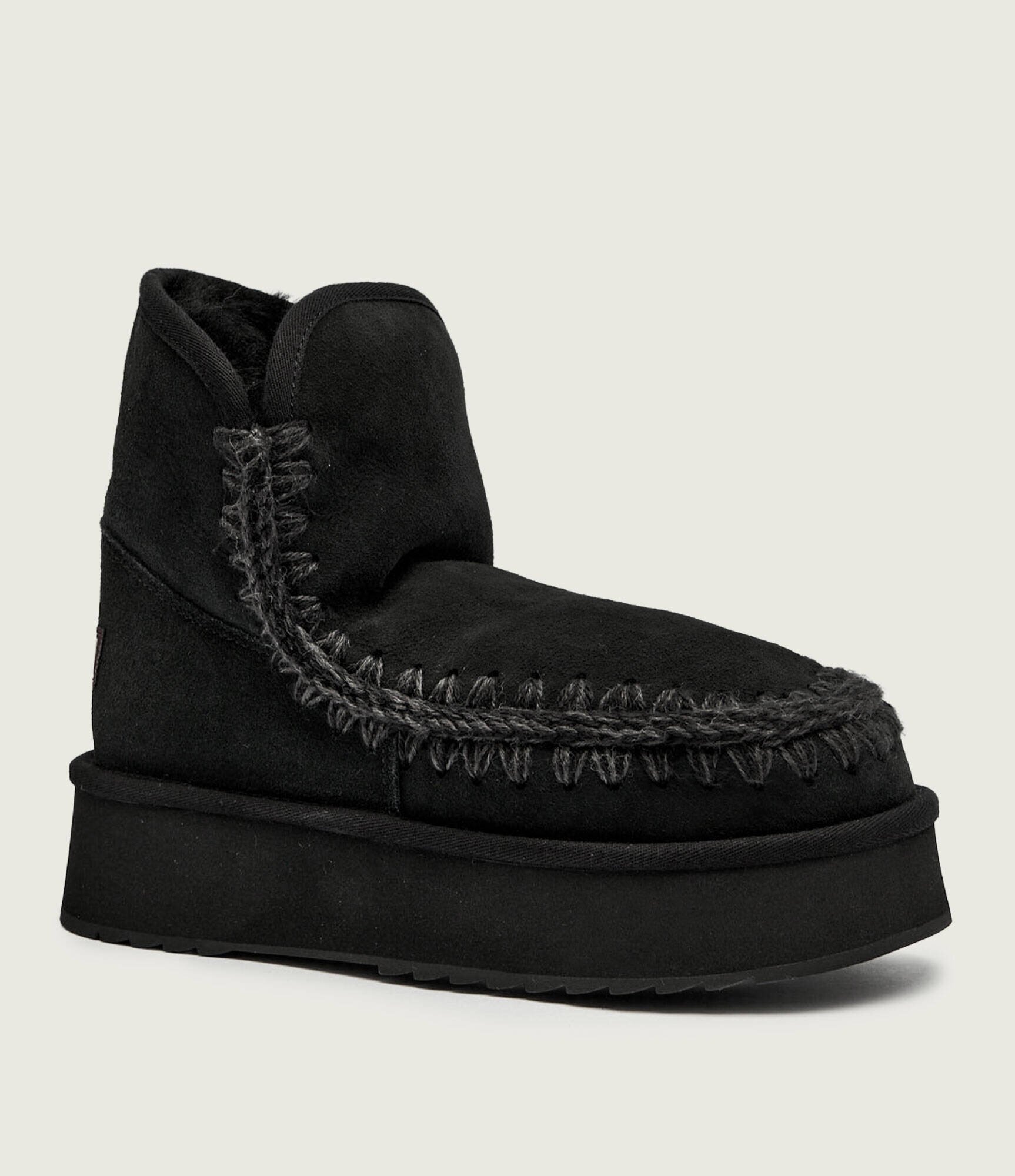 Mou Bocanci Platform boot suede | shearling | zamsz
