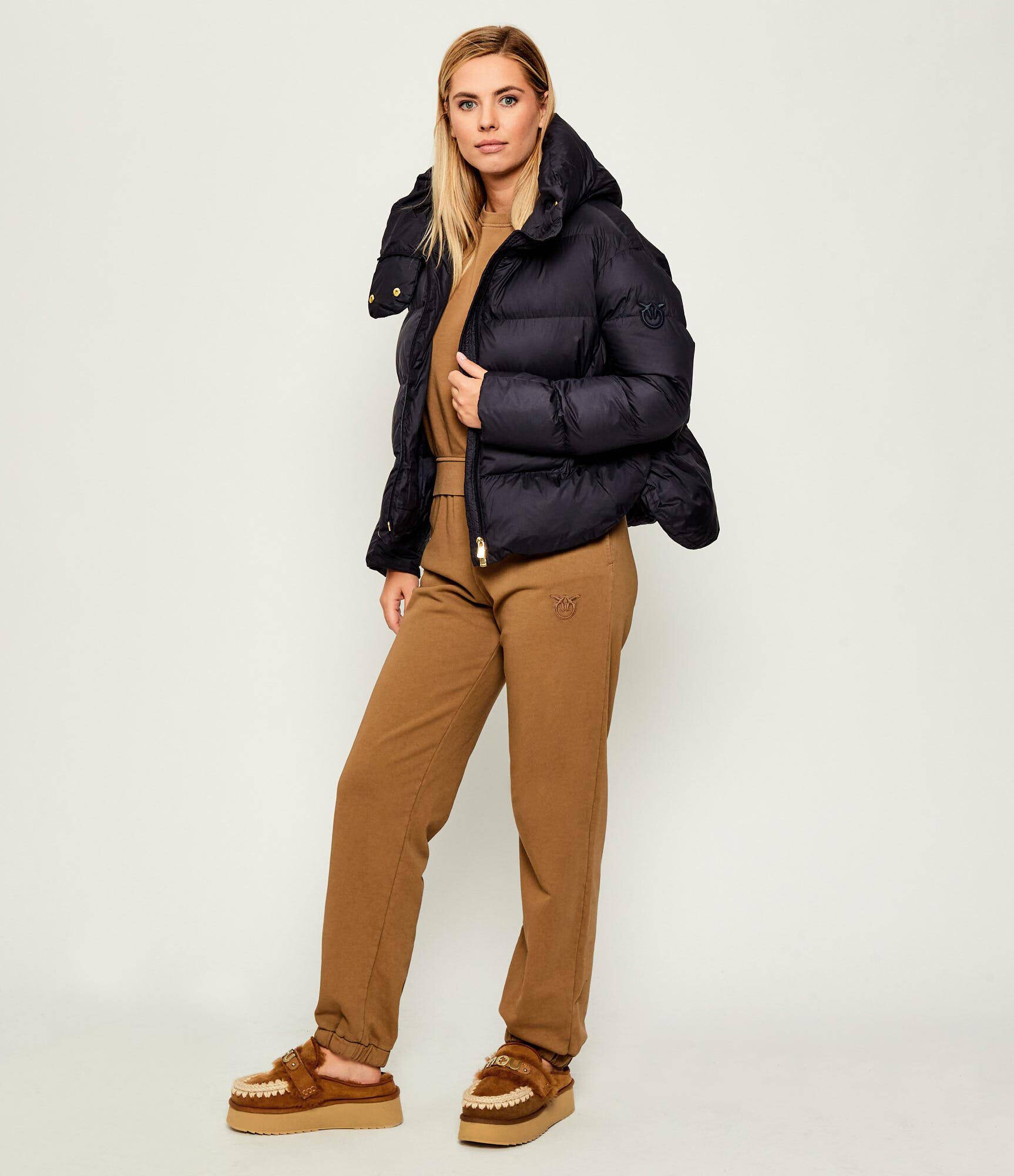 Mou Mules (încălțăminte) Platform clog - letter logo | shearling cu adaos de lână
