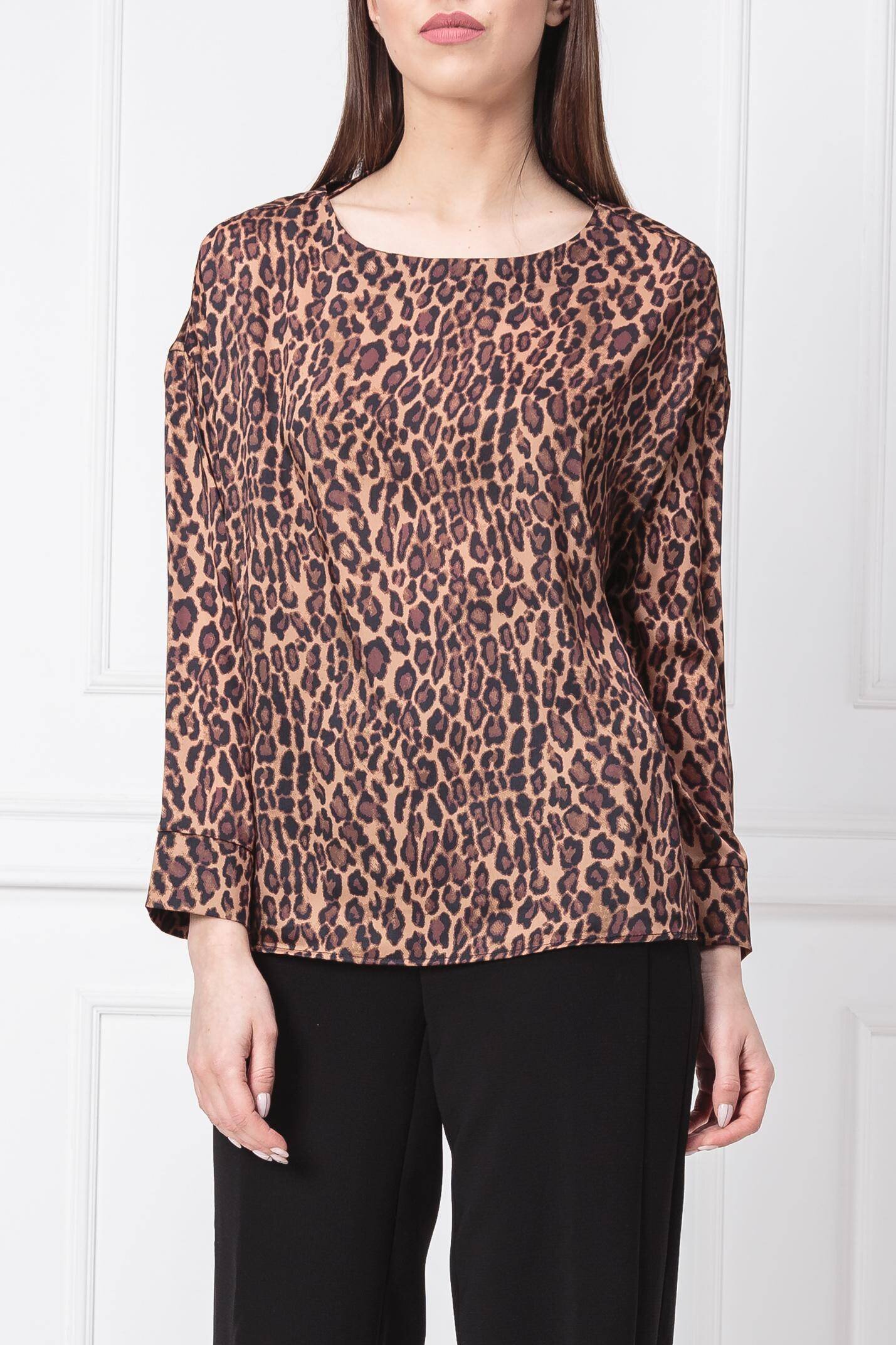 NA-KD Bluză Leopard | Relaxed fit