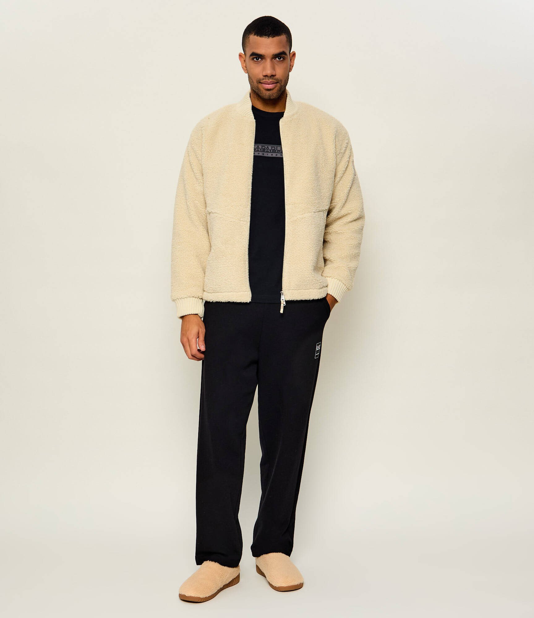Napapijri Din fleece geacă bomber T-Mapu FZ | Loose fit
