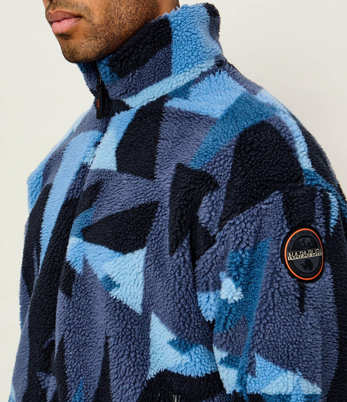 Napapijri Din fleece geacă T-Fleece FZ | Loose fit