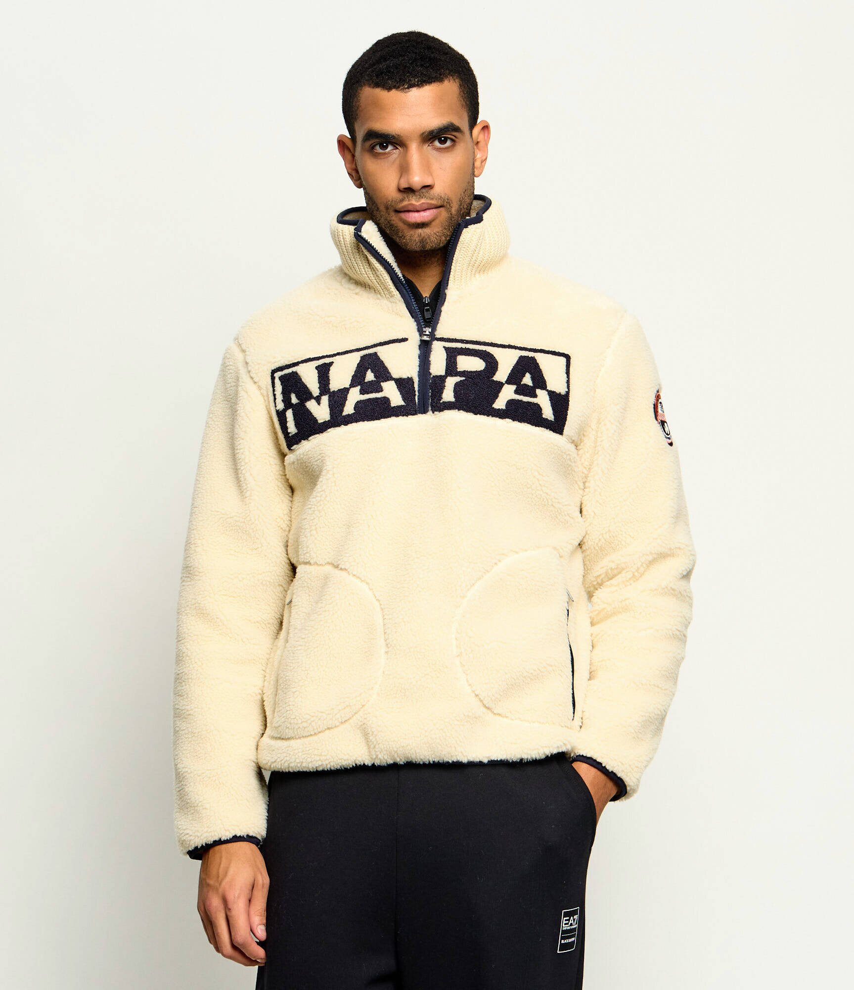 Napapijri Din fleece hanorac T-Archive Fleece Hz | Relaxed fit