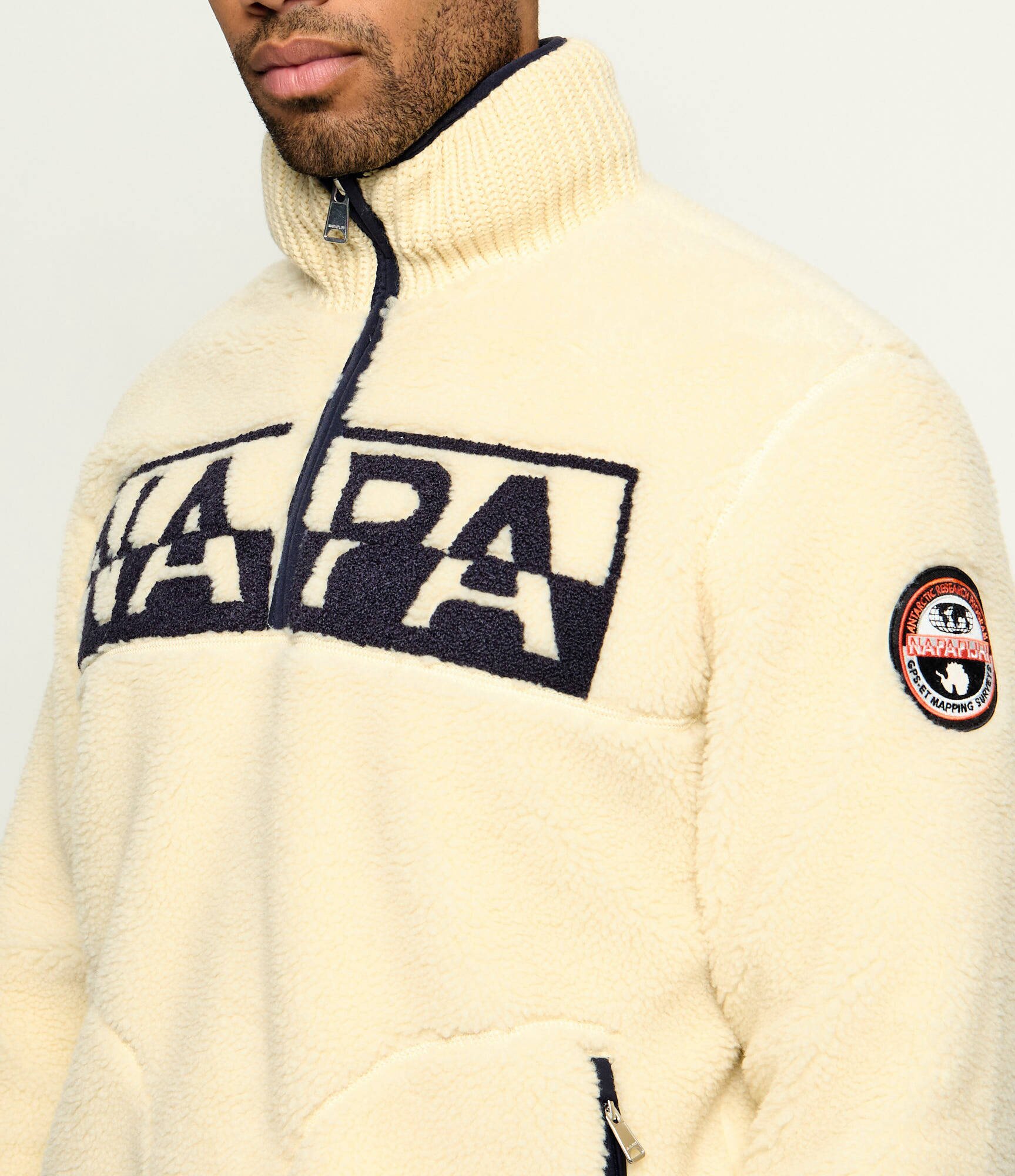 Napapijri Din fleece hanorac T-Archive Fleece Hz | Relaxed fit