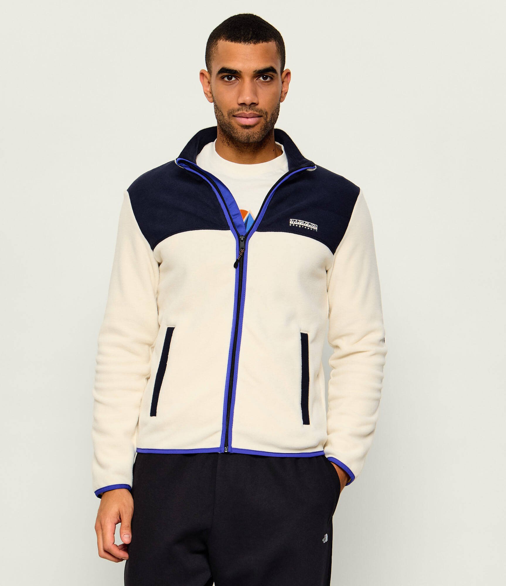 Napapijri Din fleece hanorac T-Dergana FZ | regular fit