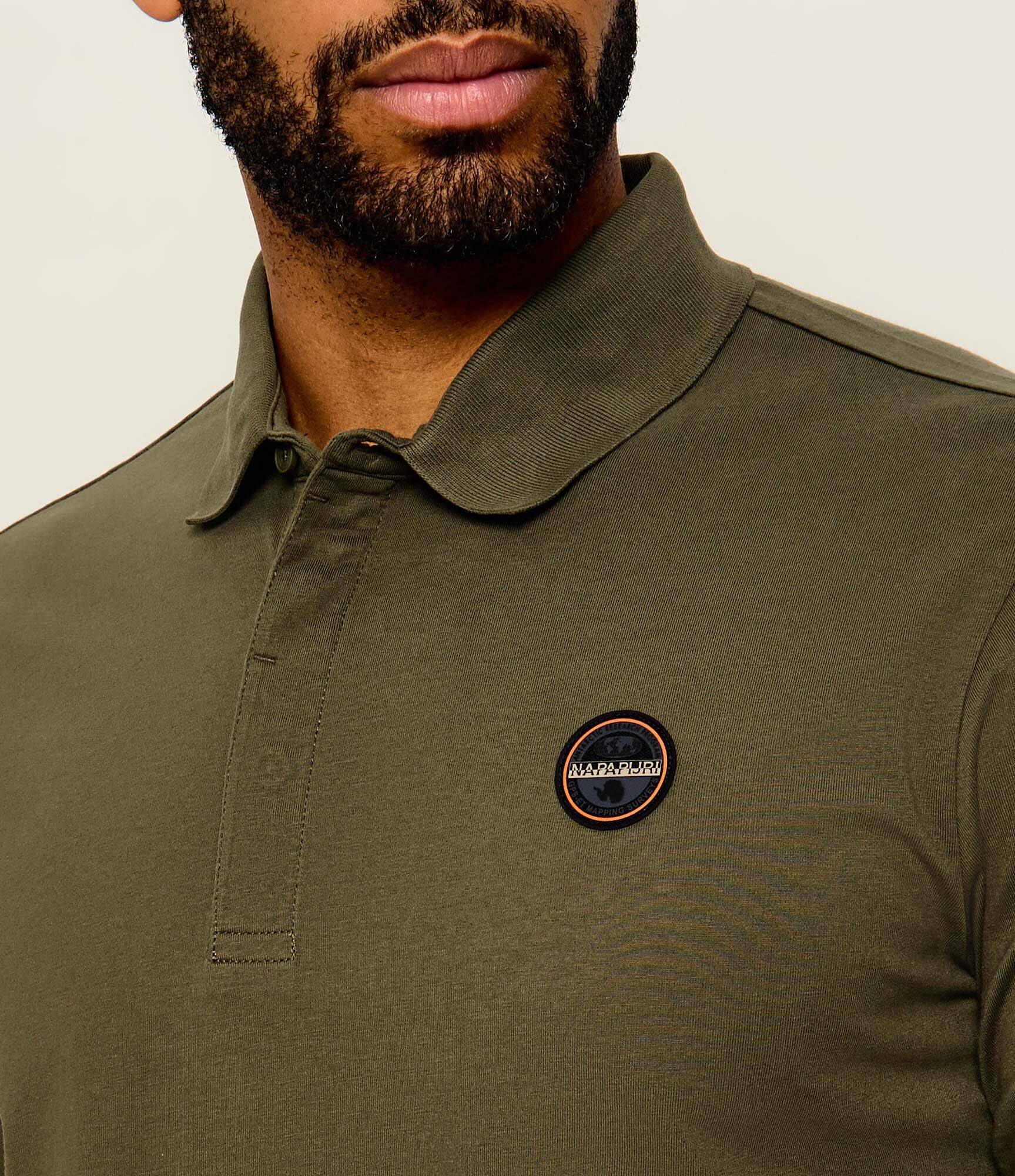 Napapijri Polo E-Badge Ls | Relaxed fit