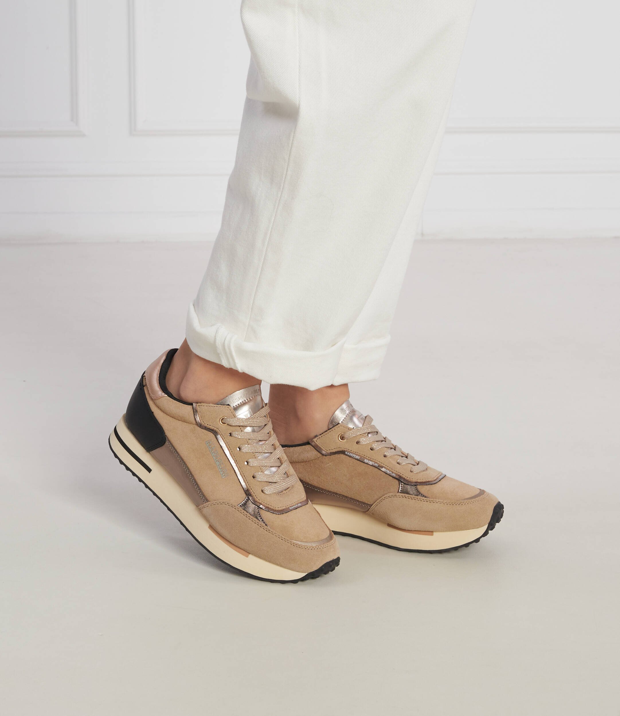 Napapijri Sneakers Hazel | piele întoarsă