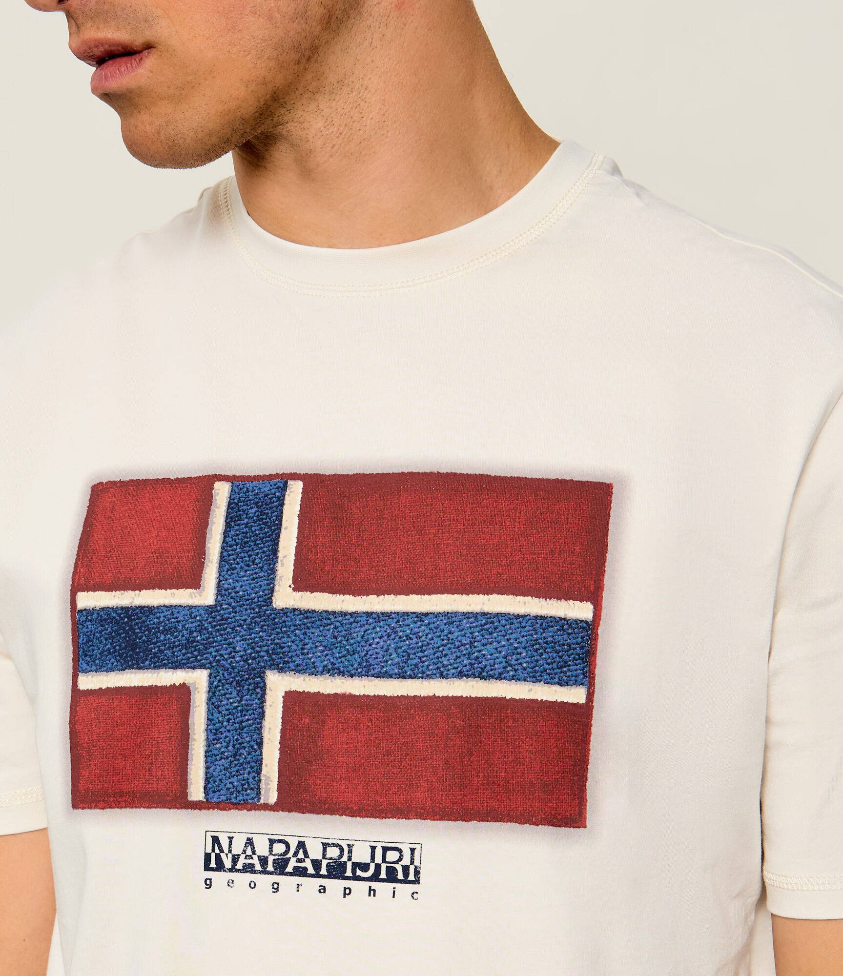 Napapijri Tricou S - Flag Tiki SS | Relaxed fit
