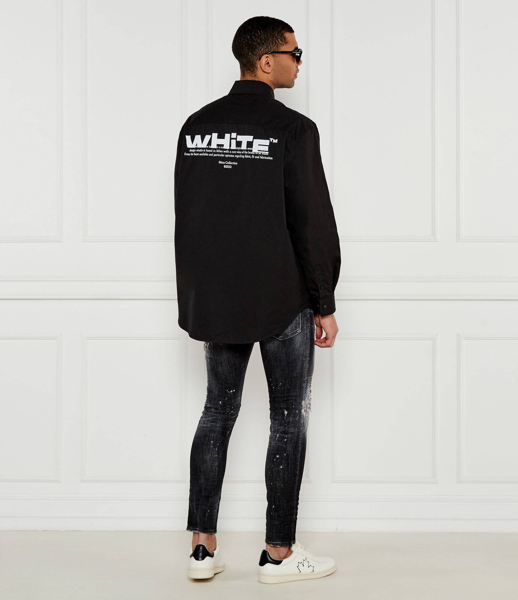 OFF-WHITE Cămașă OFF SHARED | Loose fit
