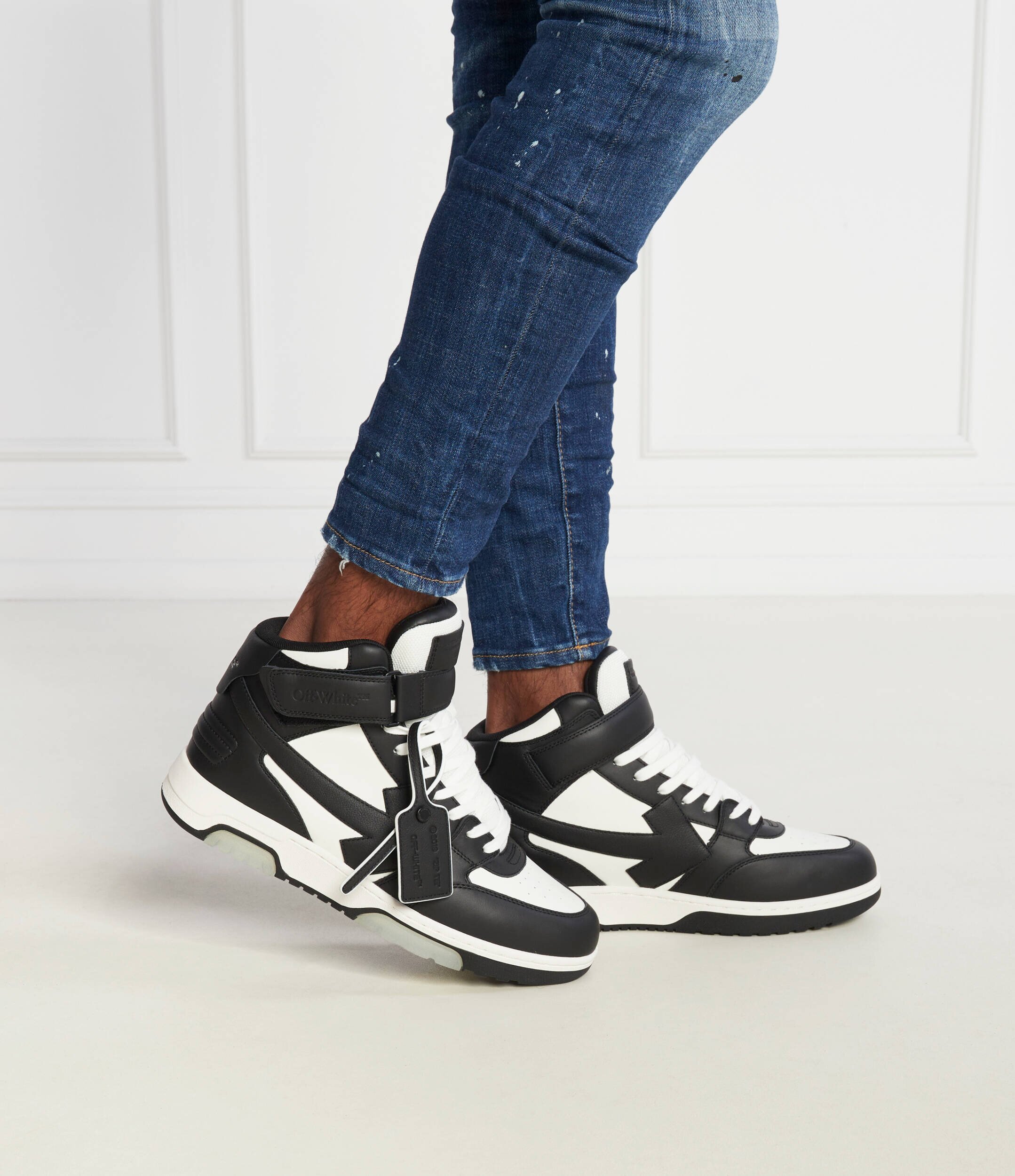 OFF-WHITE De piele sneakers