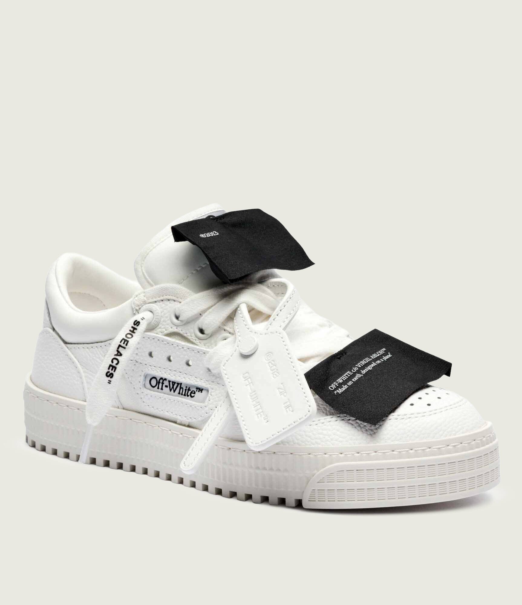 OFF-WHITE De piele sneakers LOW TOP 3.0 OFF COURT