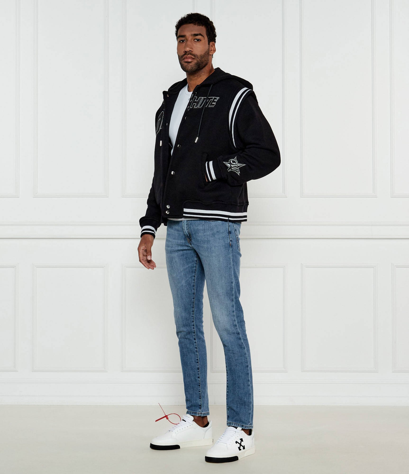 OFF-WHITE De piele sneakers NEW LOW VULCANIZED