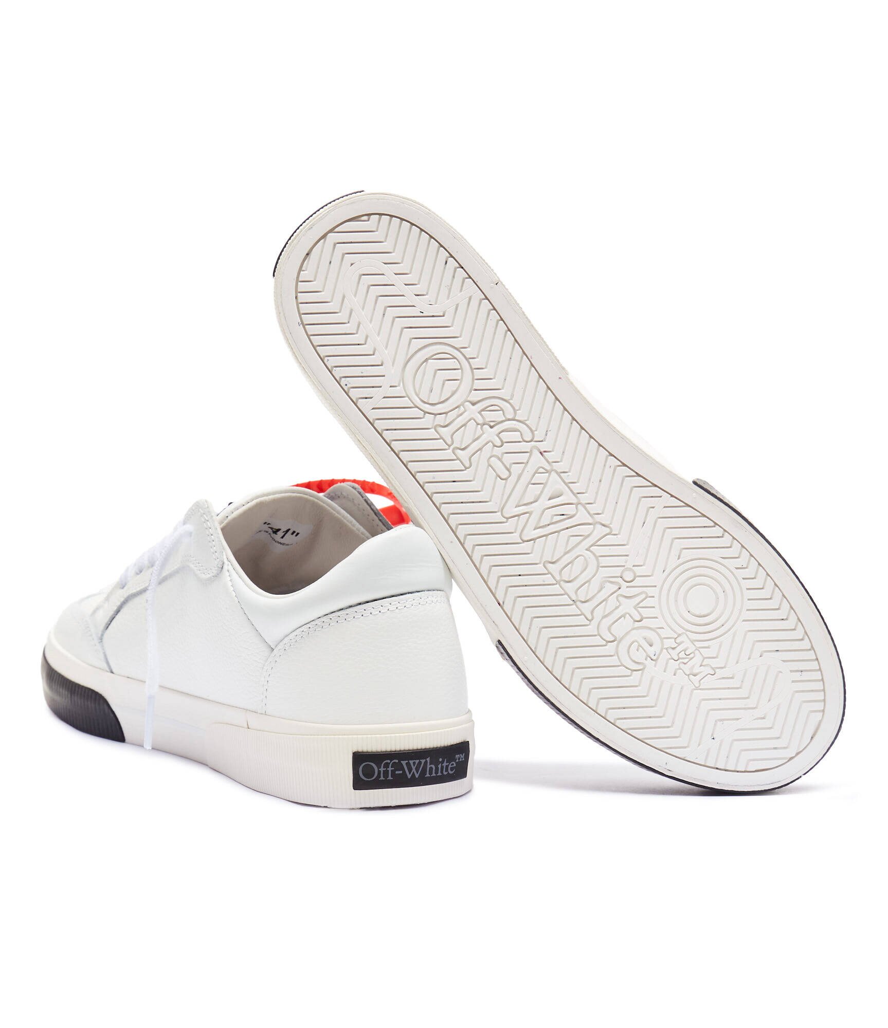 OFF-WHITE De piele sneakers NEW LOW VULCANIZED