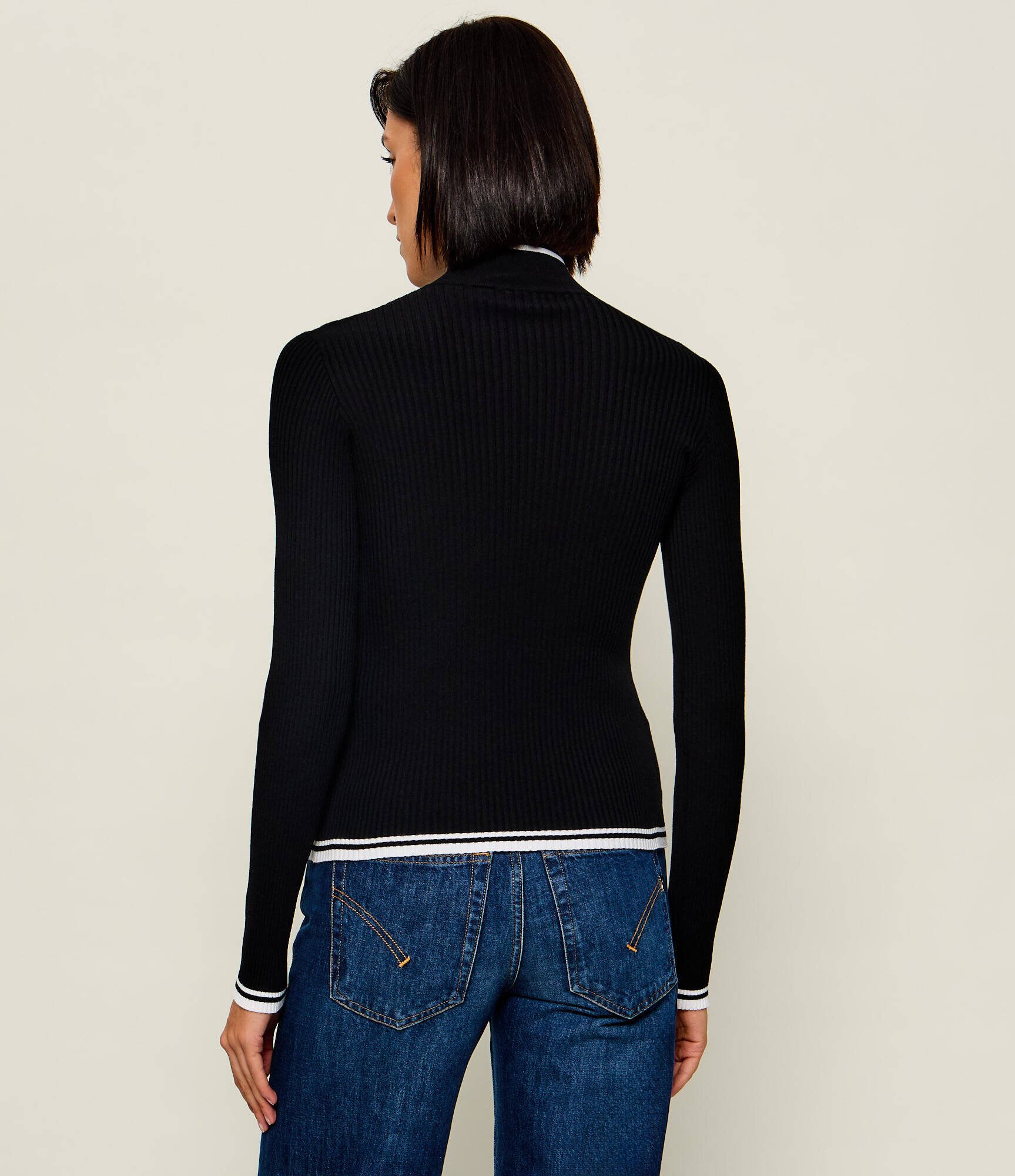OFF-WHITE Guler înalt | Slim Fit