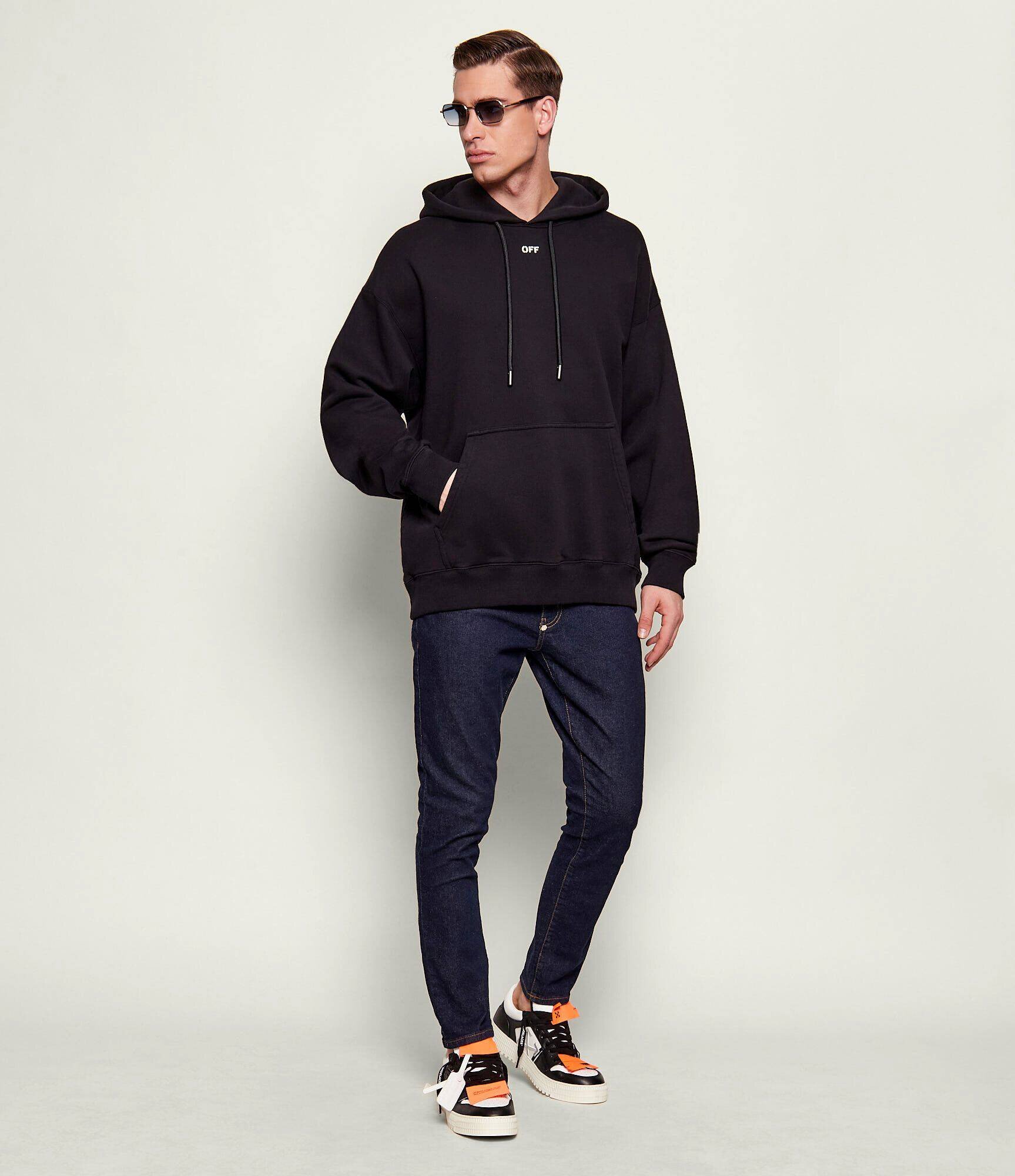 OFF-WHITE Hanorac STAMP SKATE | Oversize fit