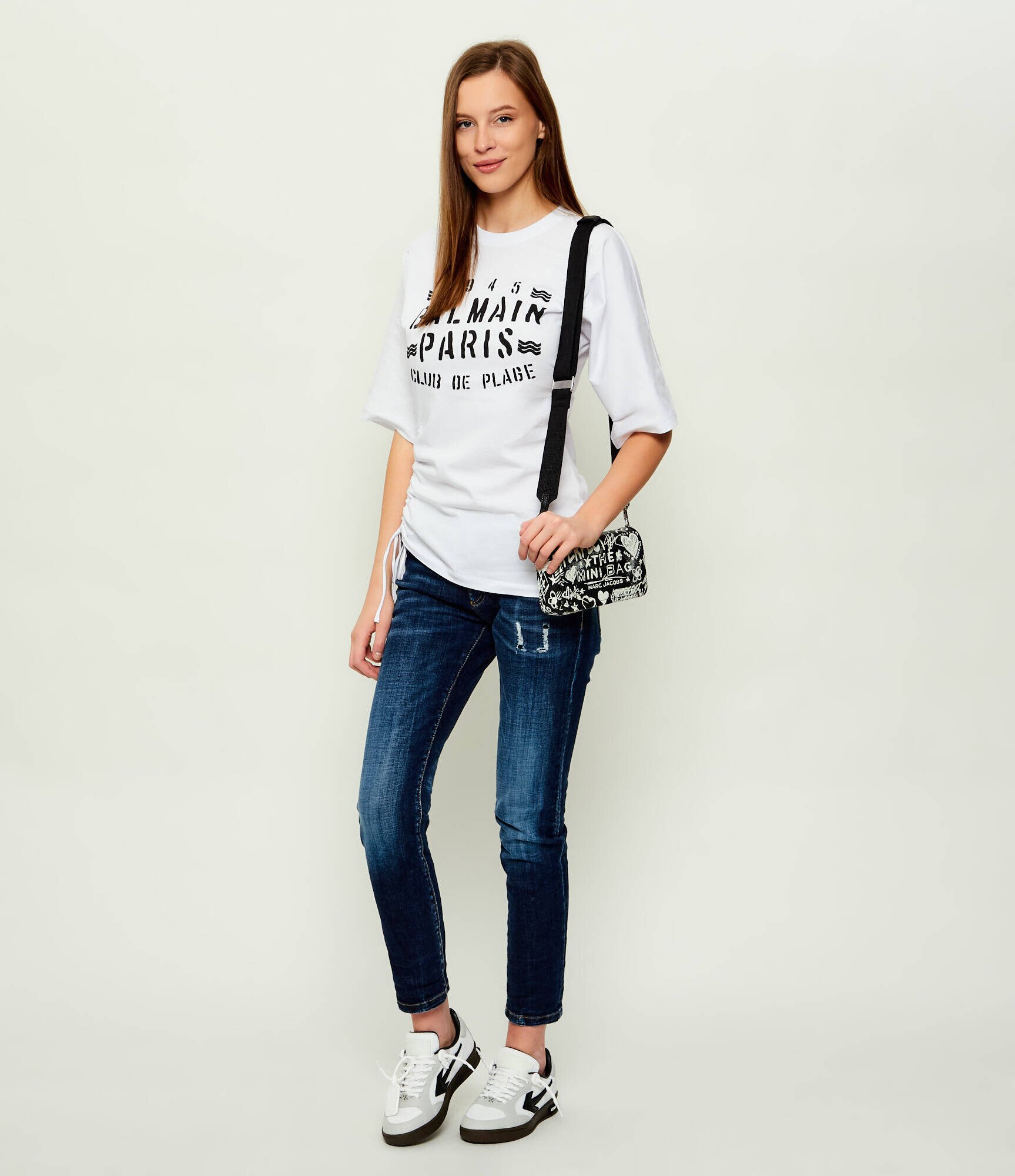 OFF-WHITE Teniși din piele END OF PLAY