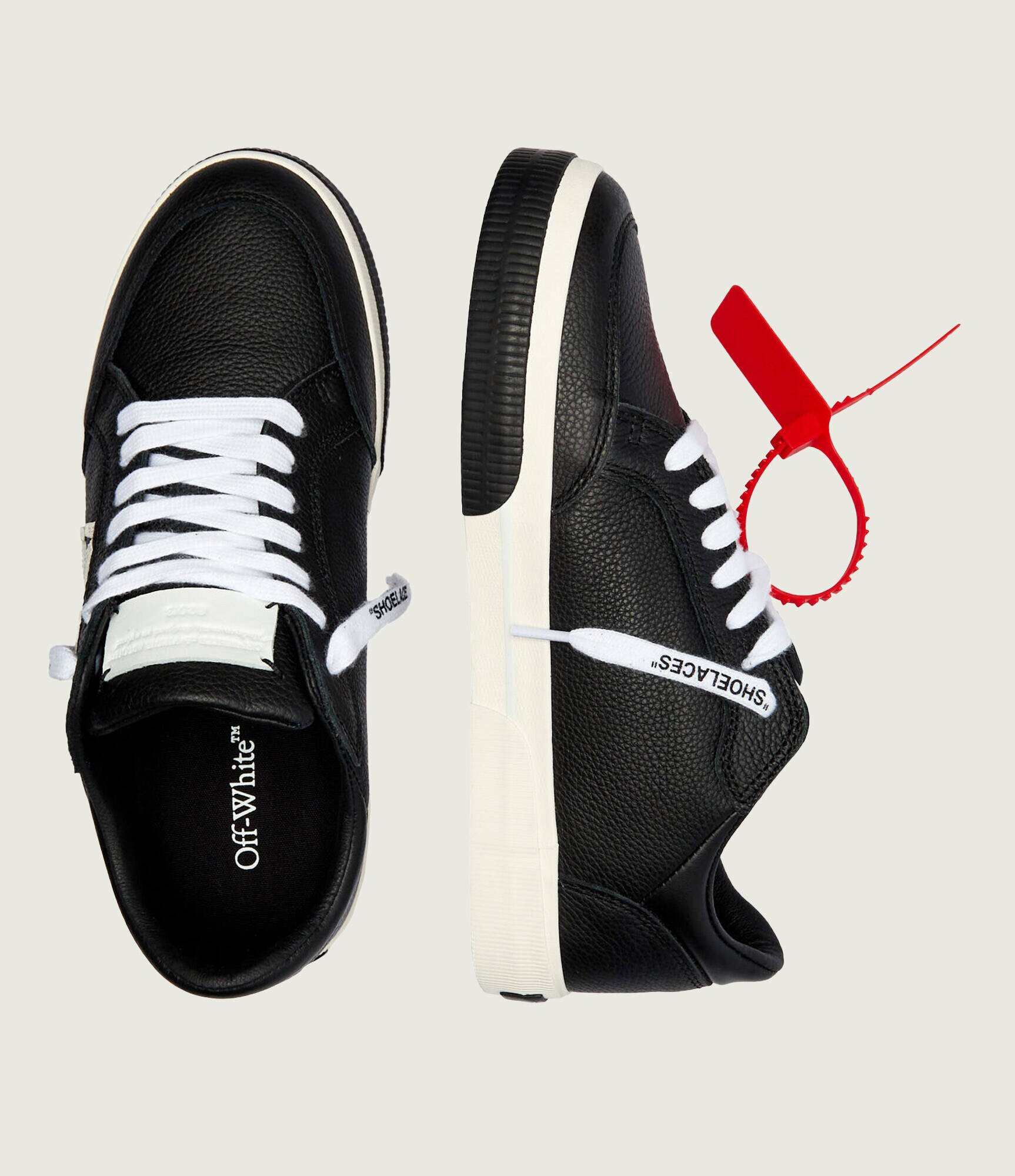 OFF-WHITE Teniși din piele New Low Vulcanized