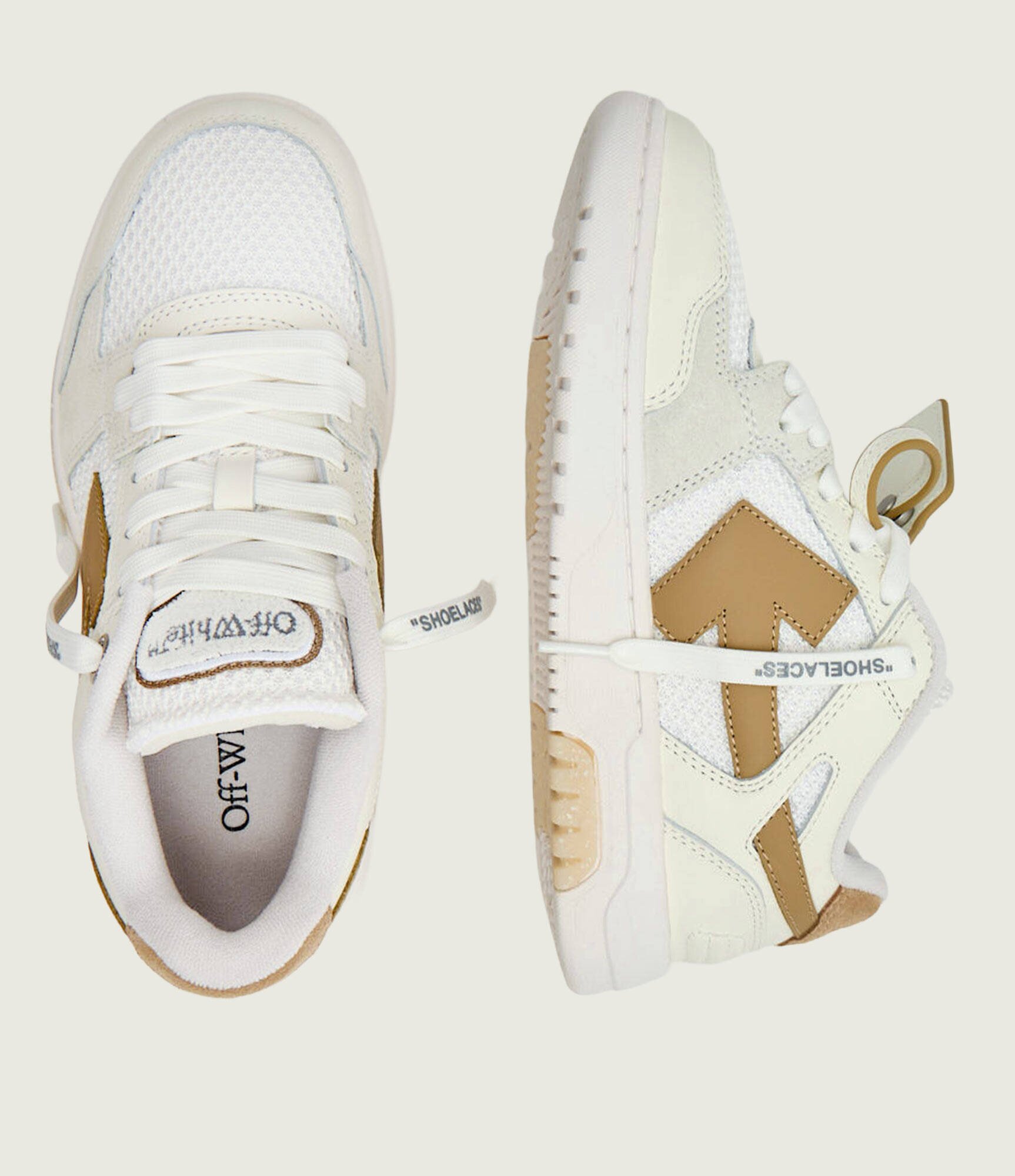 OFF-WHITE Teniși din piele SLIM OUT OF OFFICE