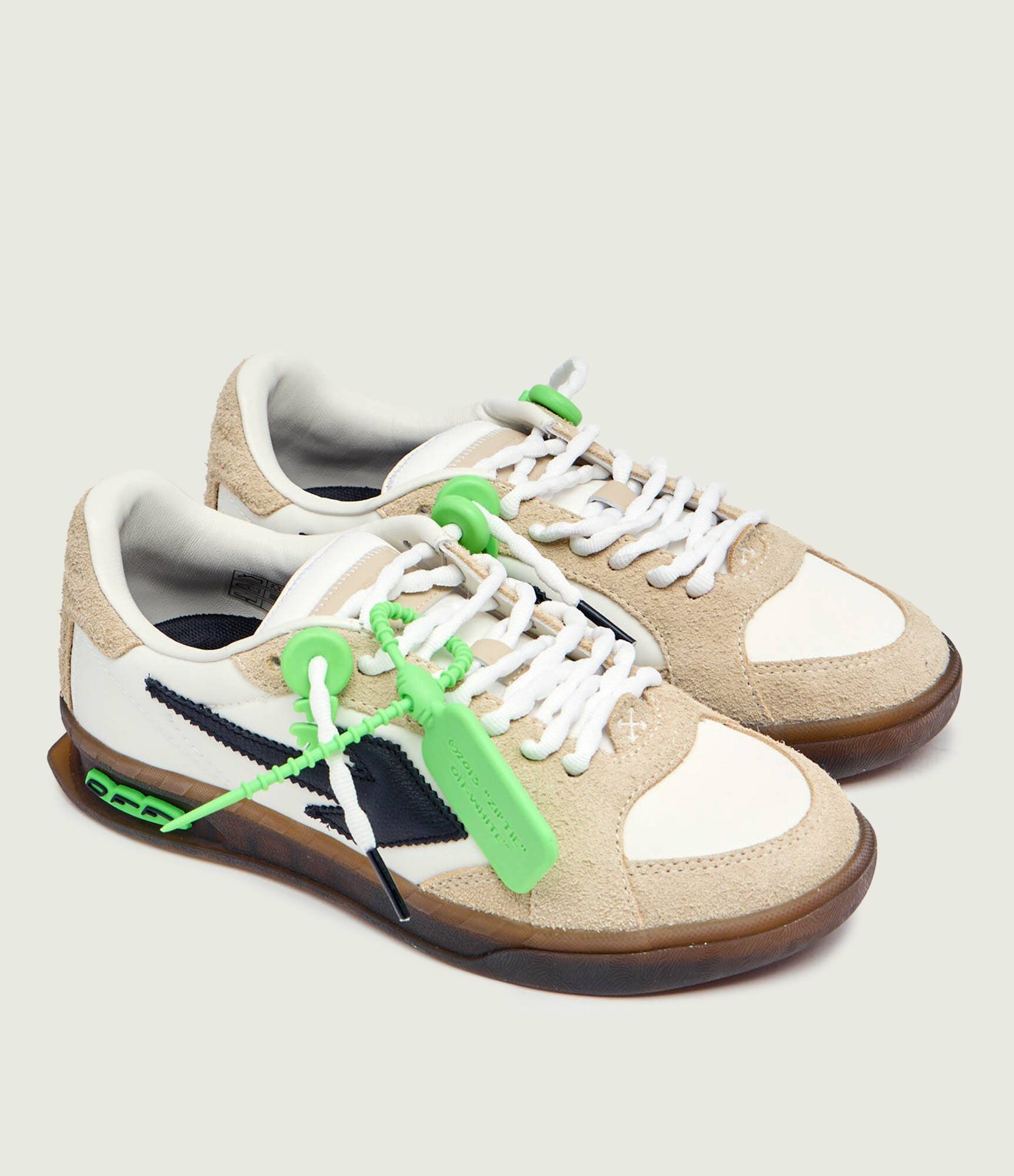 OFF-WHITE Teniși din piele W-END OF PLAY | piele întoarsă
