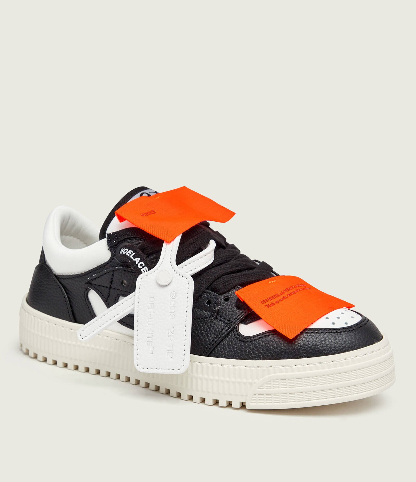 OFF-WHITE Teniși din piele W-Low top 3.0 Off Court