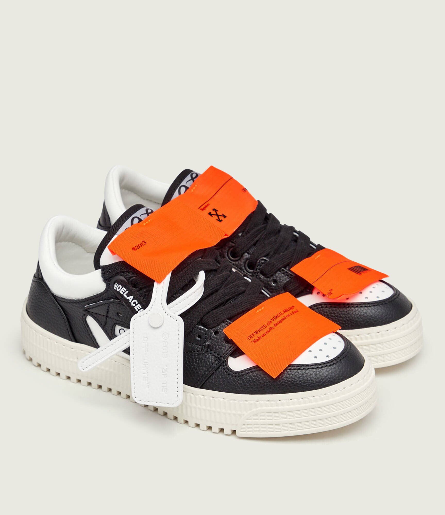 OFF-WHITE Teniși din piele W-Low top 3.0 Off Court