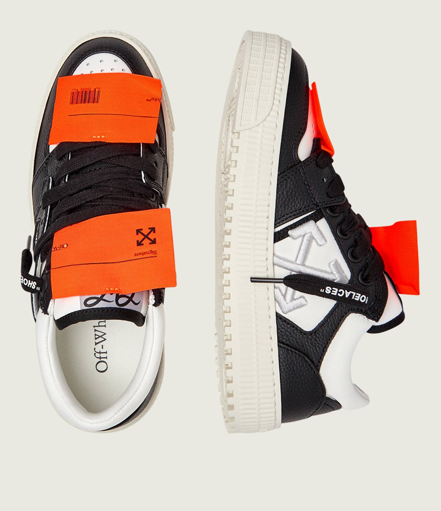 OFF-WHITE Teniși din piele W-Low top 3.0 Off Court