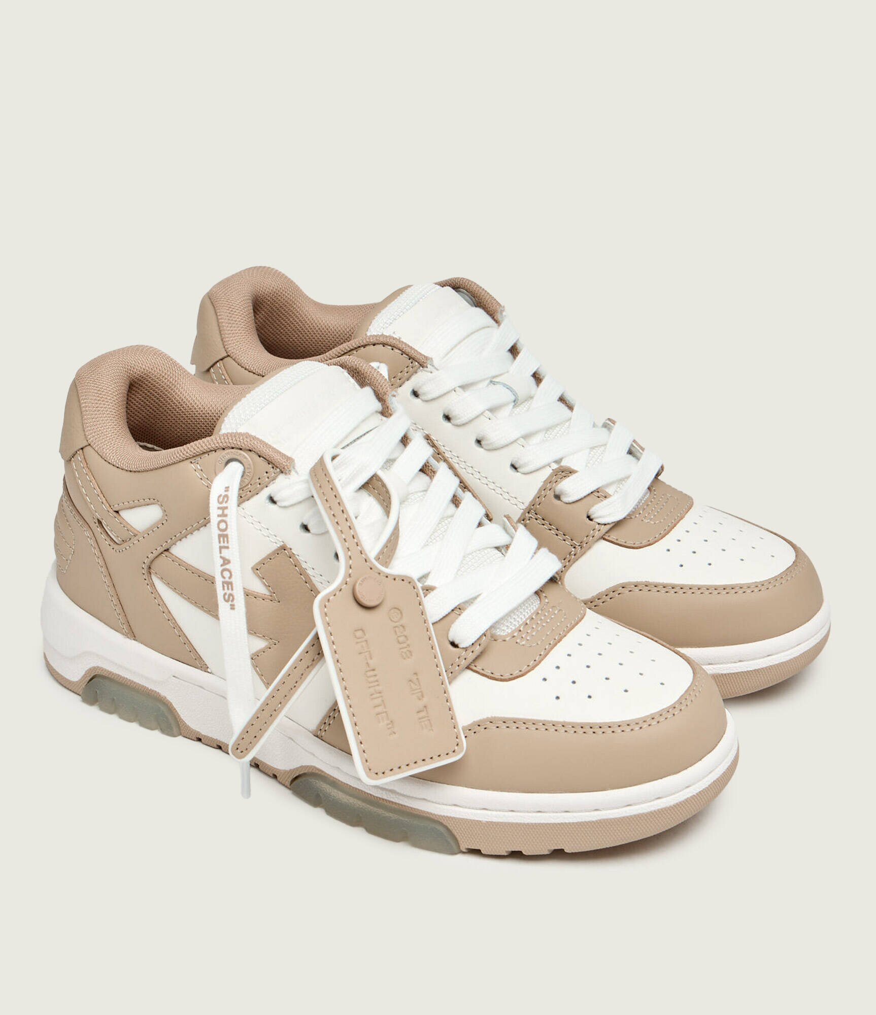 OFF-WHITE Teniși din piele W-Out Of Office