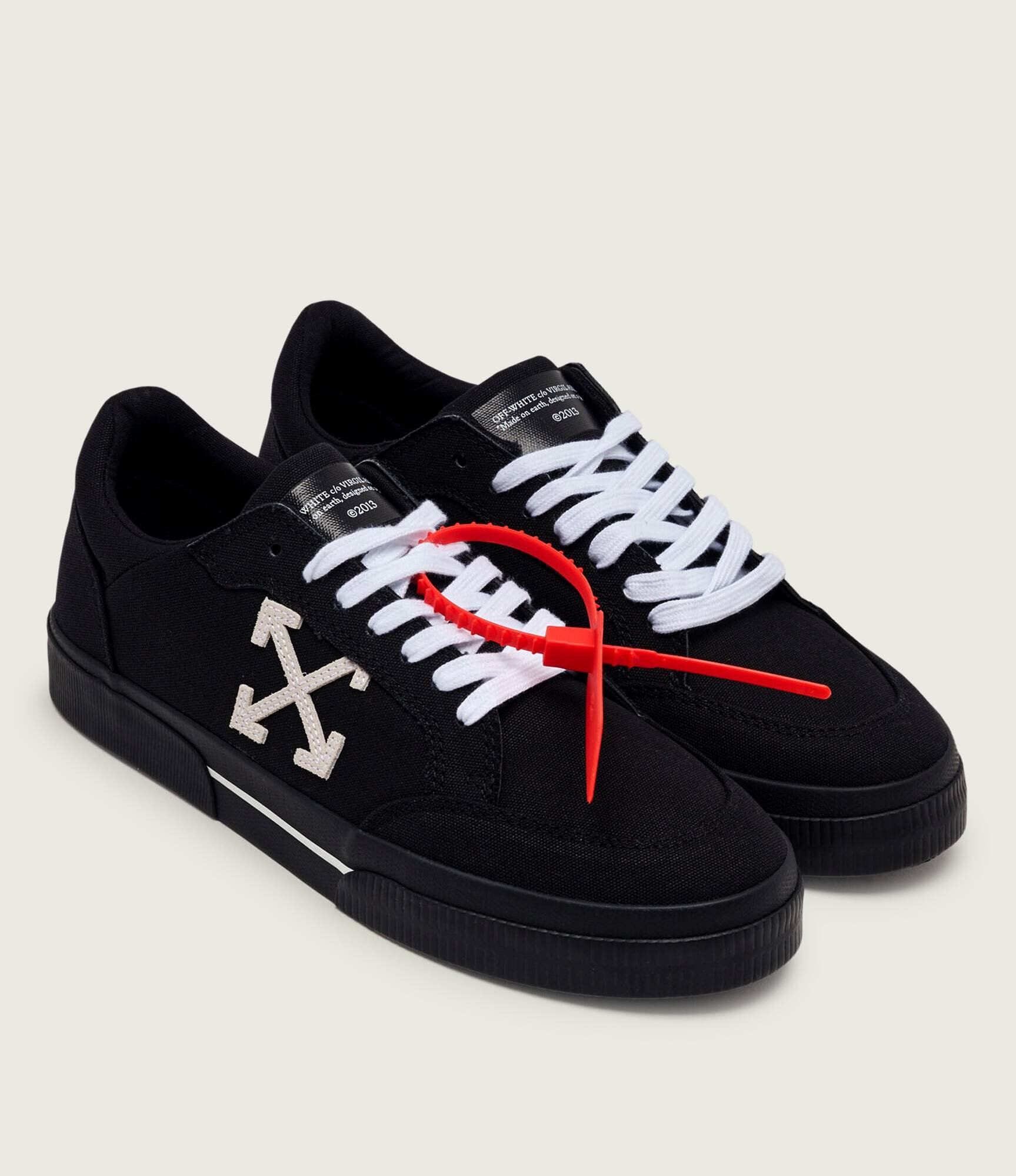 OFF-WHITE Teniși M-VULC LOW cu adaos de piele