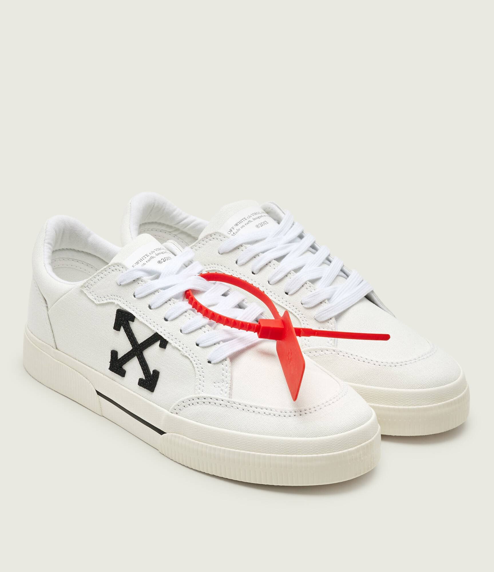 OFF-WHITE Teniși M-VULC LOW cu adaos de piele