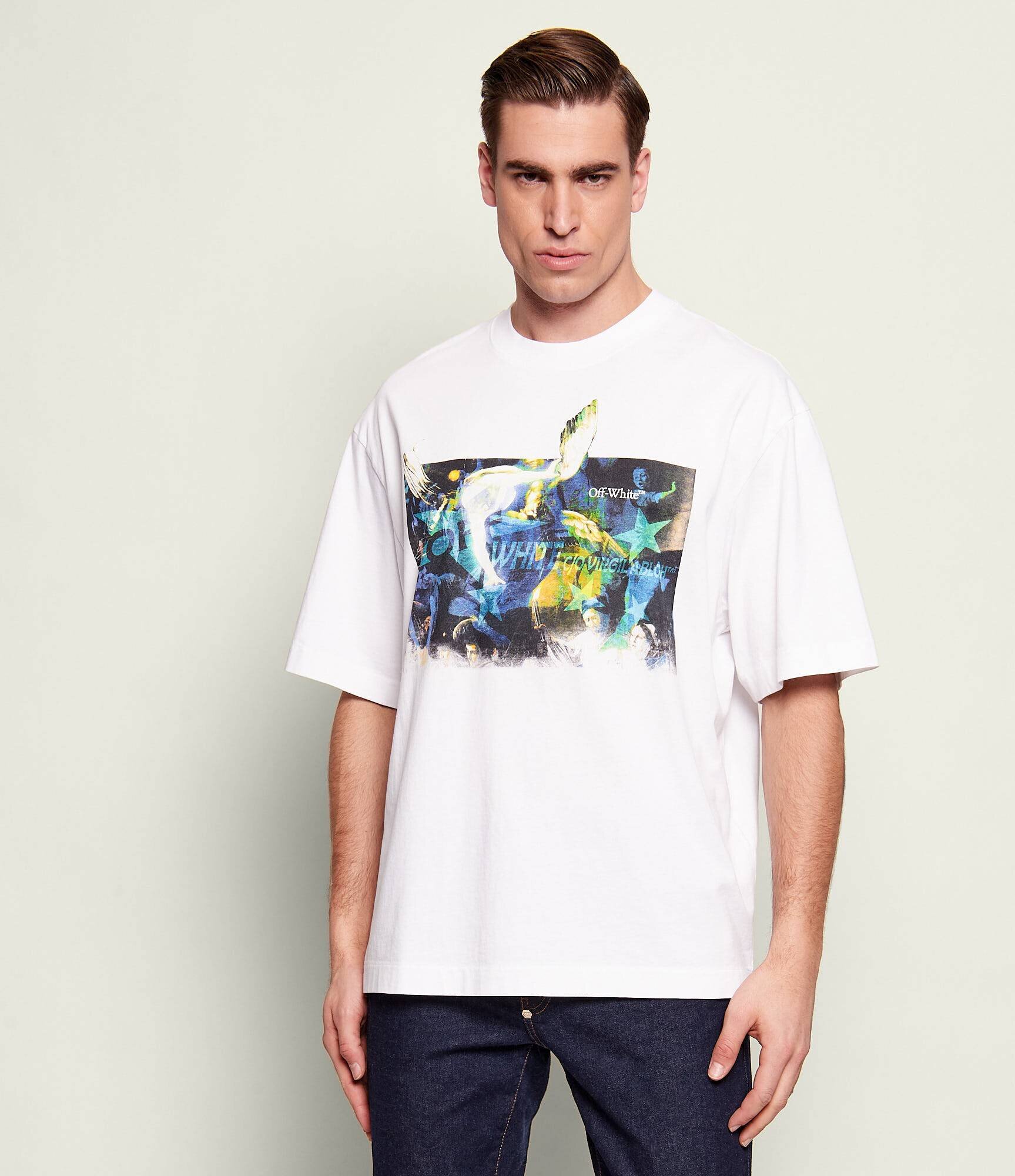 OFF-WHITE Tricou REVE CARAVAGGIO | Relaxed fit