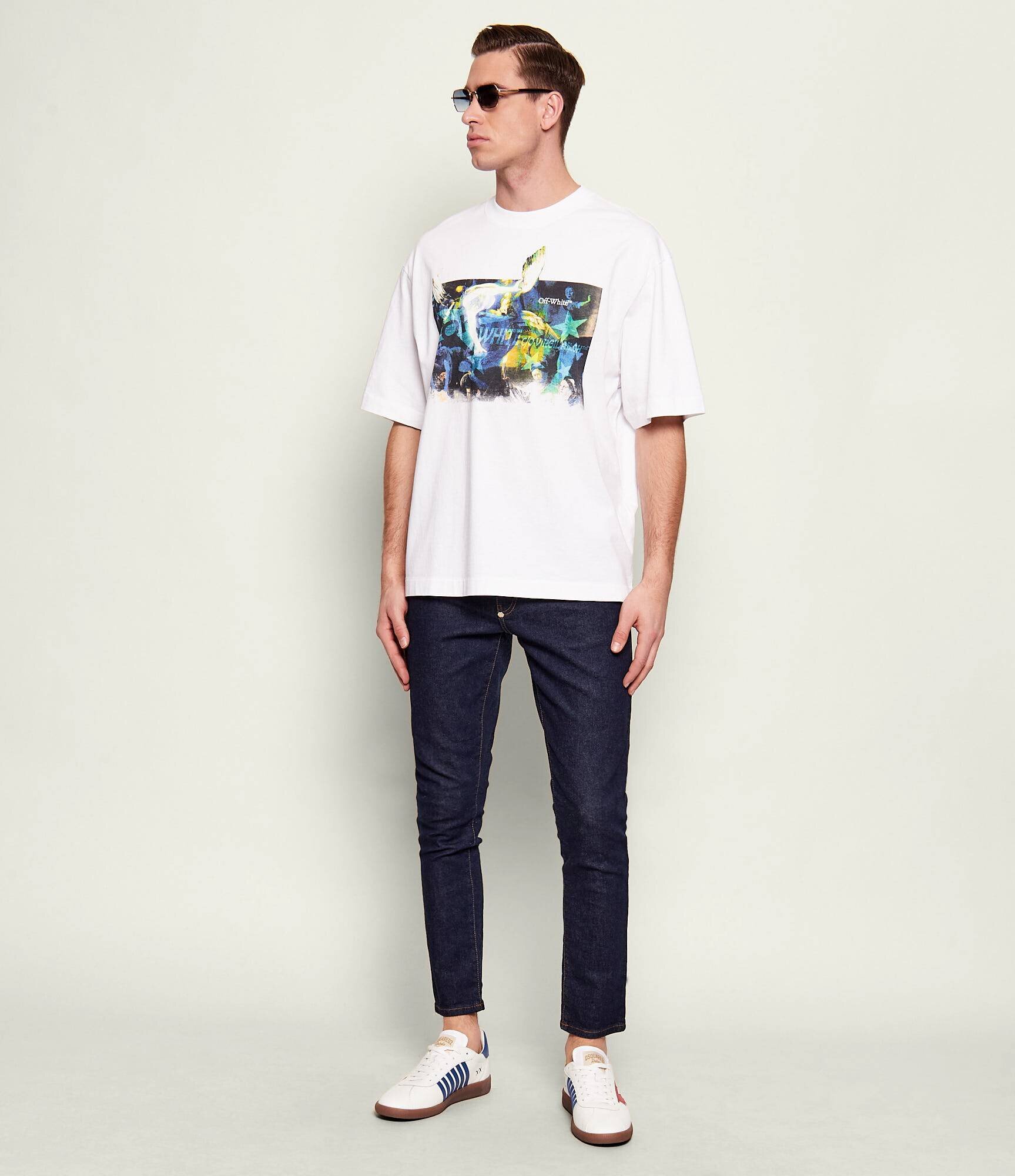 OFF-WHITE Tricou REVE CARAVAGGIO | Relaxed fit
