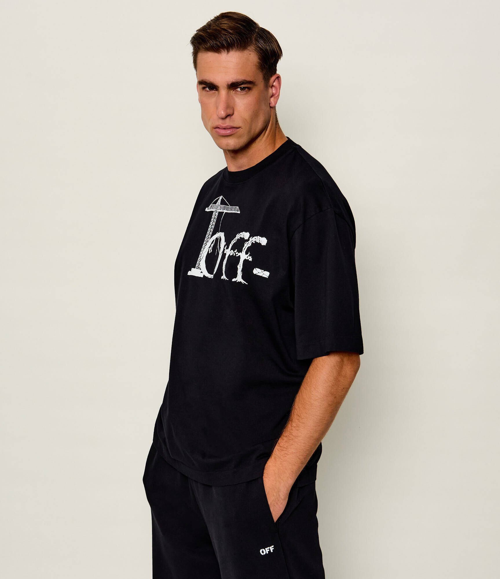OFF-WHITE Tricou Shared Logo Skate | Relaxed fit