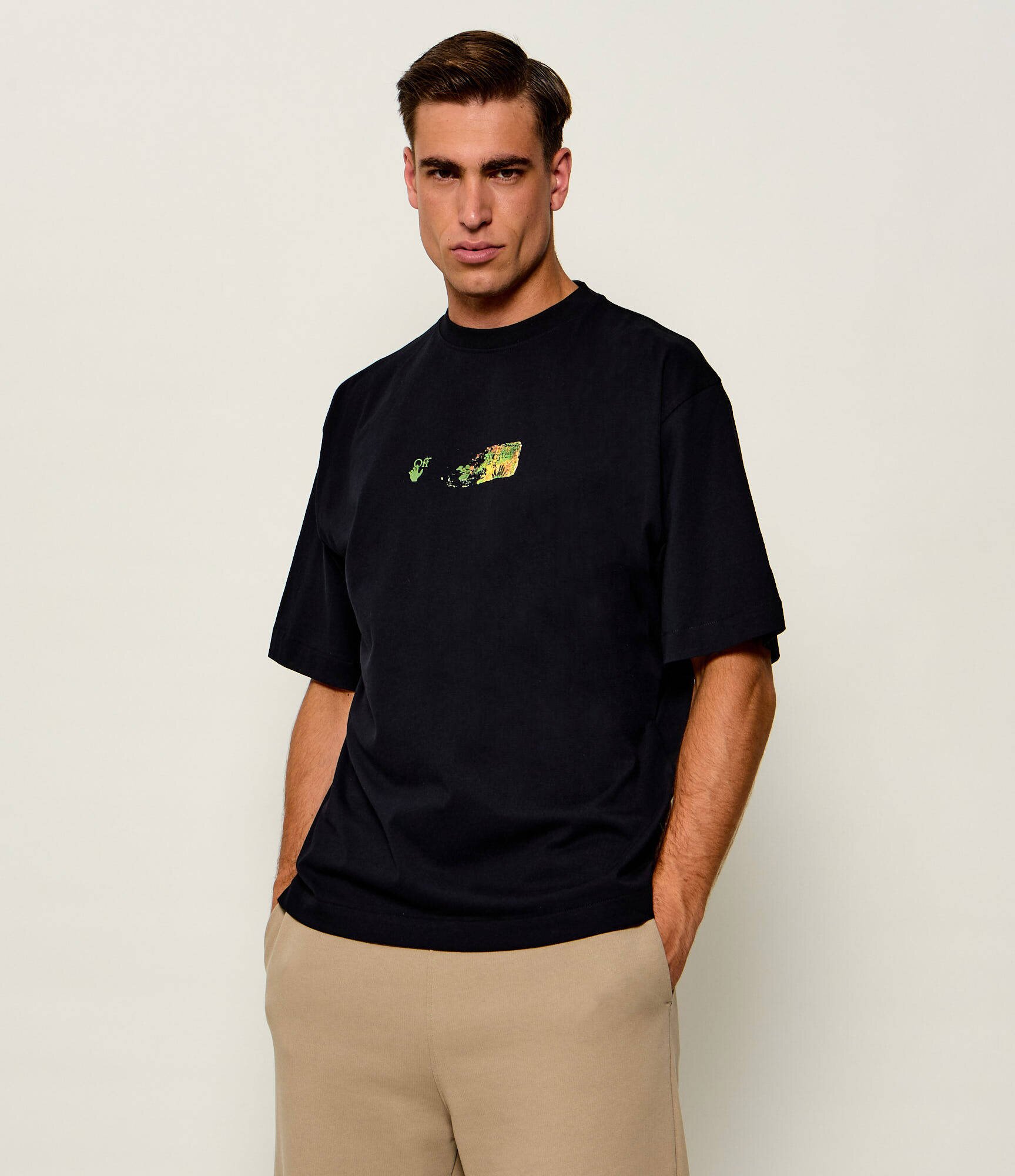 OFF-WHITE Tricou Spices Arrow Skate | Oversize fit