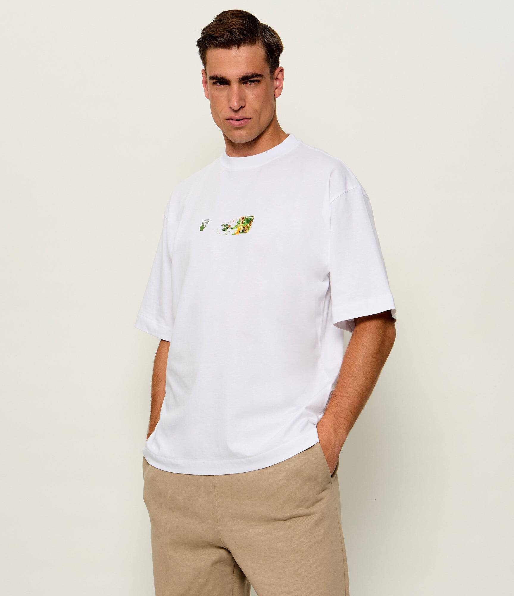 OFF-WHITE Tricou Spices Arrow Skate | Oversize fit