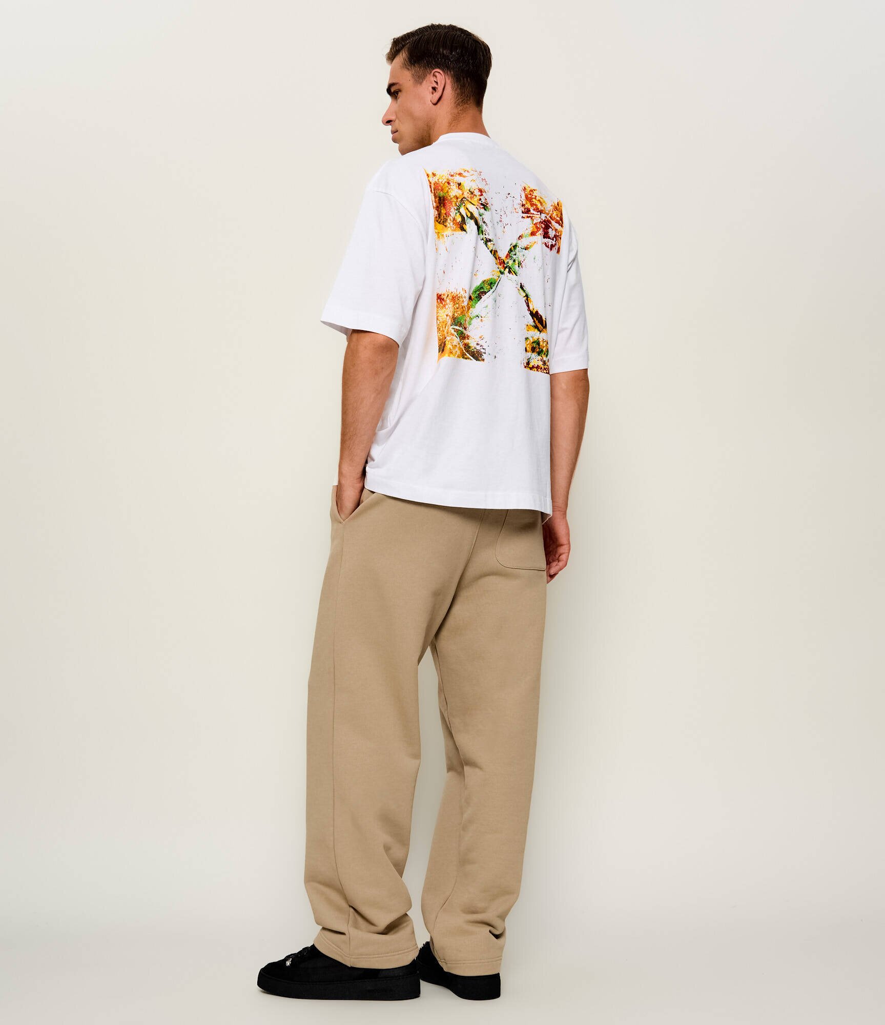 OFF-WHITE Tricou Spices Arrow Skate | Oversize fit