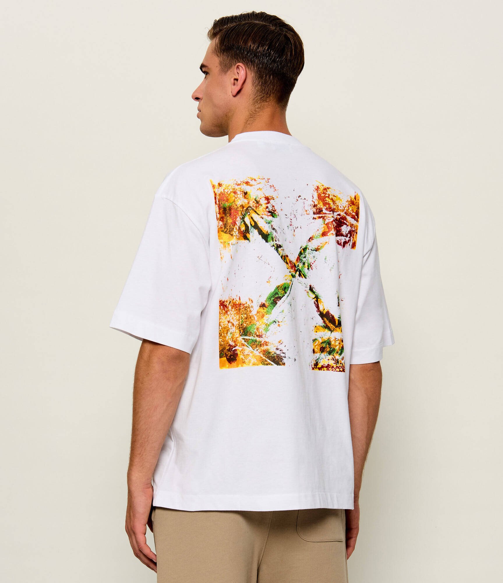OFF-WHITE Tricou Spices Arrow Skate | Oversize fit