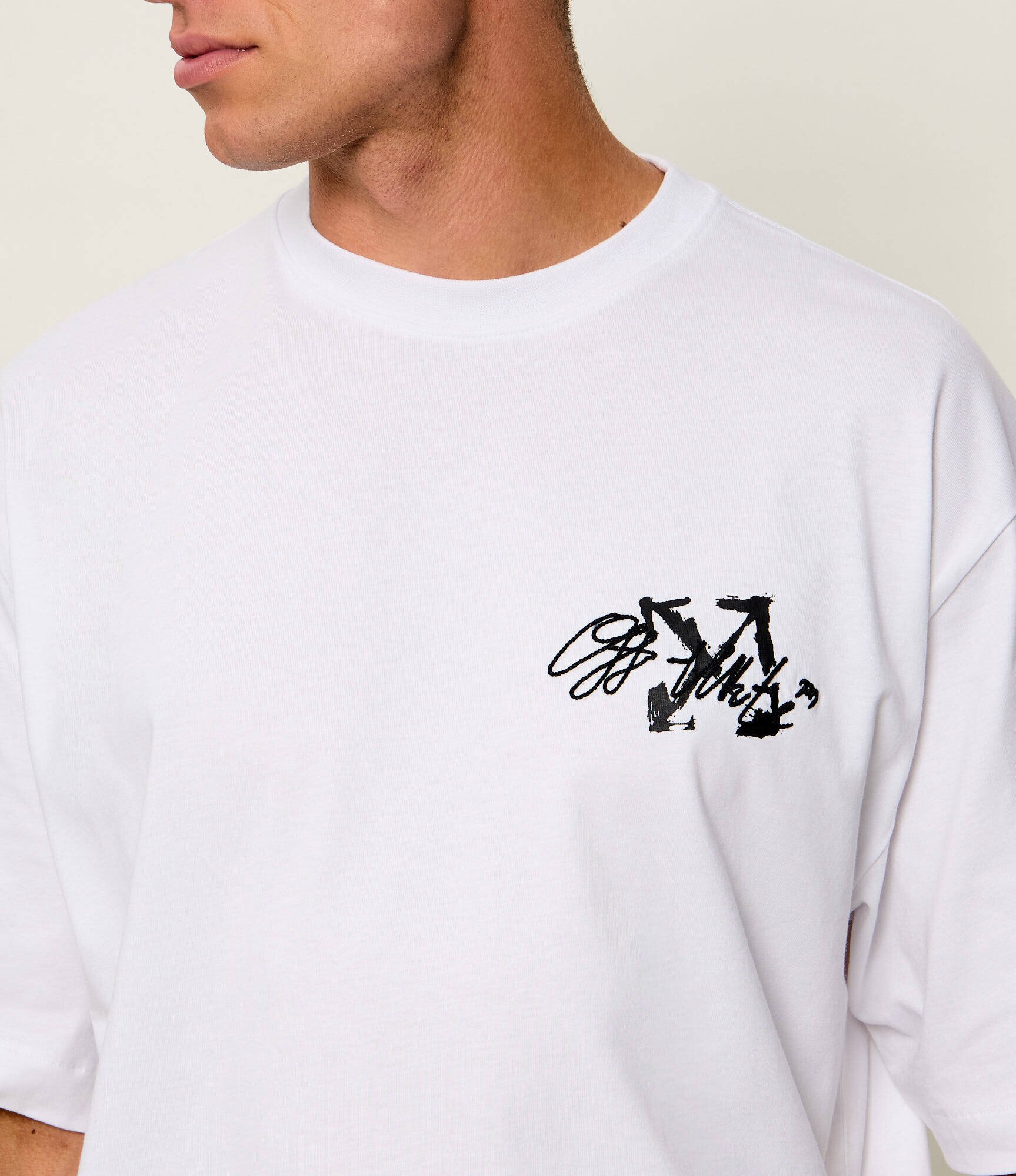 OFF-WHITE Tricou Stroke 2 Arrow Skate | Relaxed fit