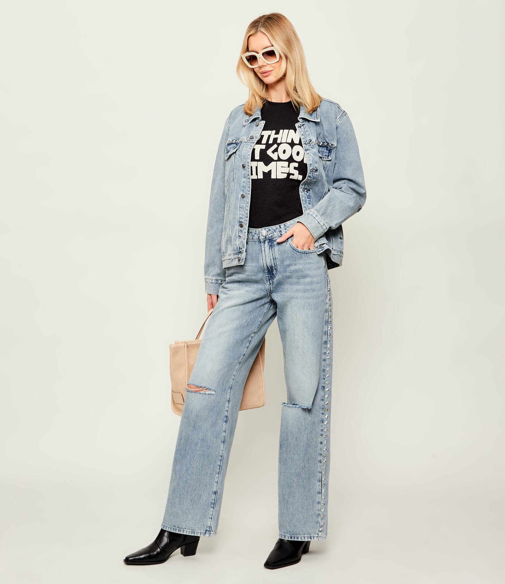 One Teaspoon Blugi 25TH BIRTHDAY JACKSON | Relaxed fit | mid waist