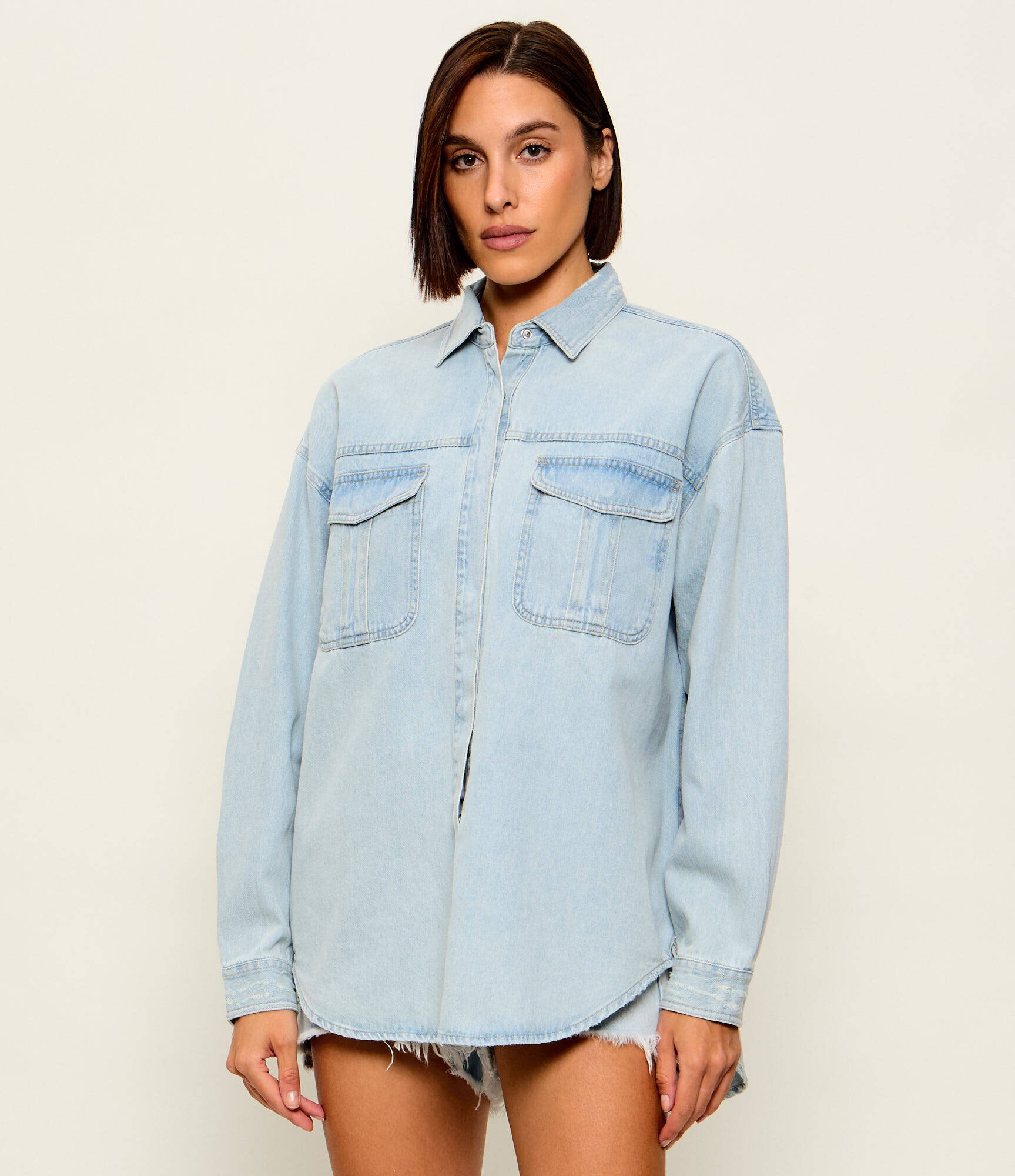 One Teaspoon De blugi cămașă Daydream Heart | Oversize fit