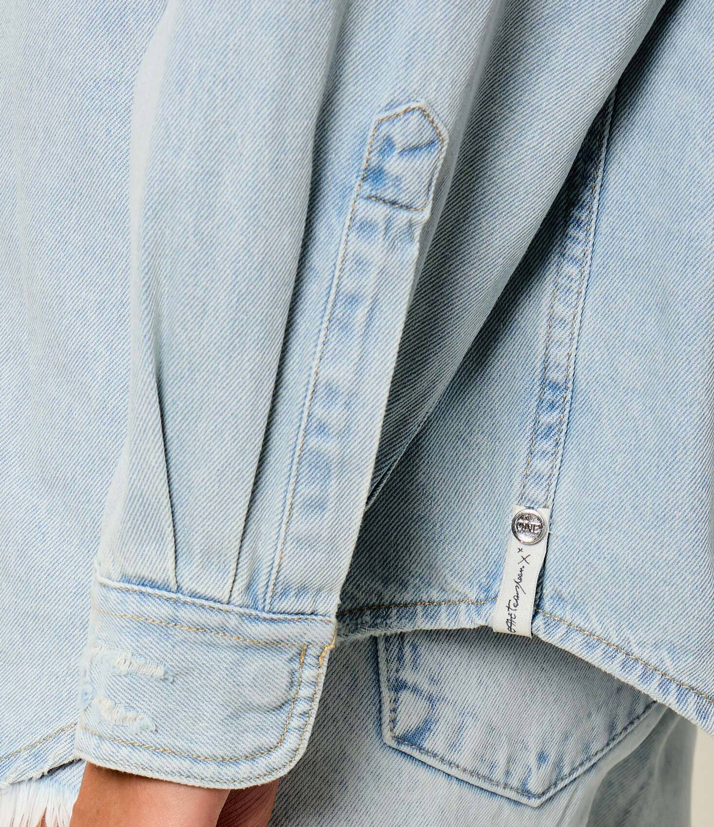 One Teaspoon De blugi cămașă Daydream Heart | Oversize fit