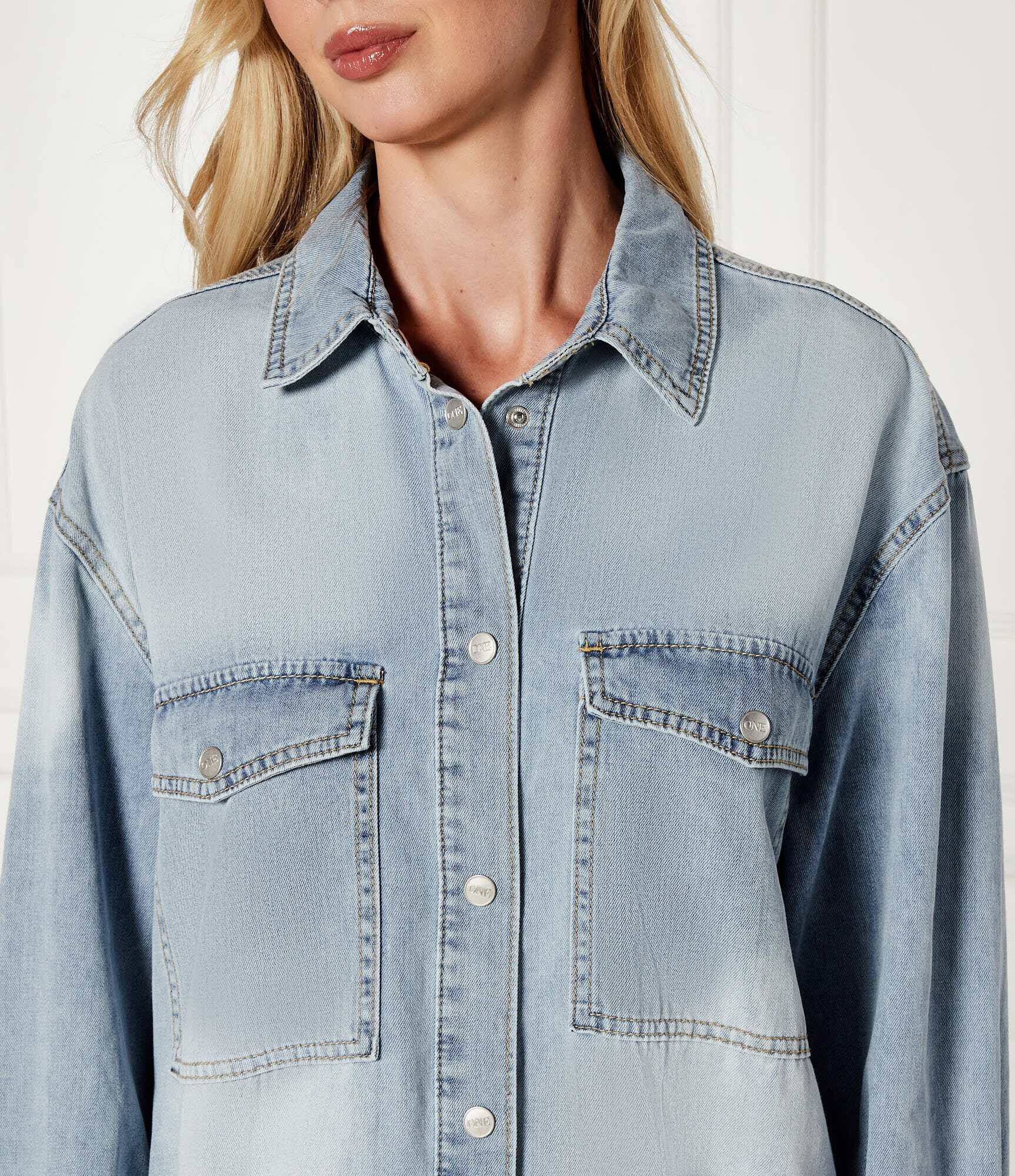 One Teaspoon De blugi cămașă Essential | Oversize fit