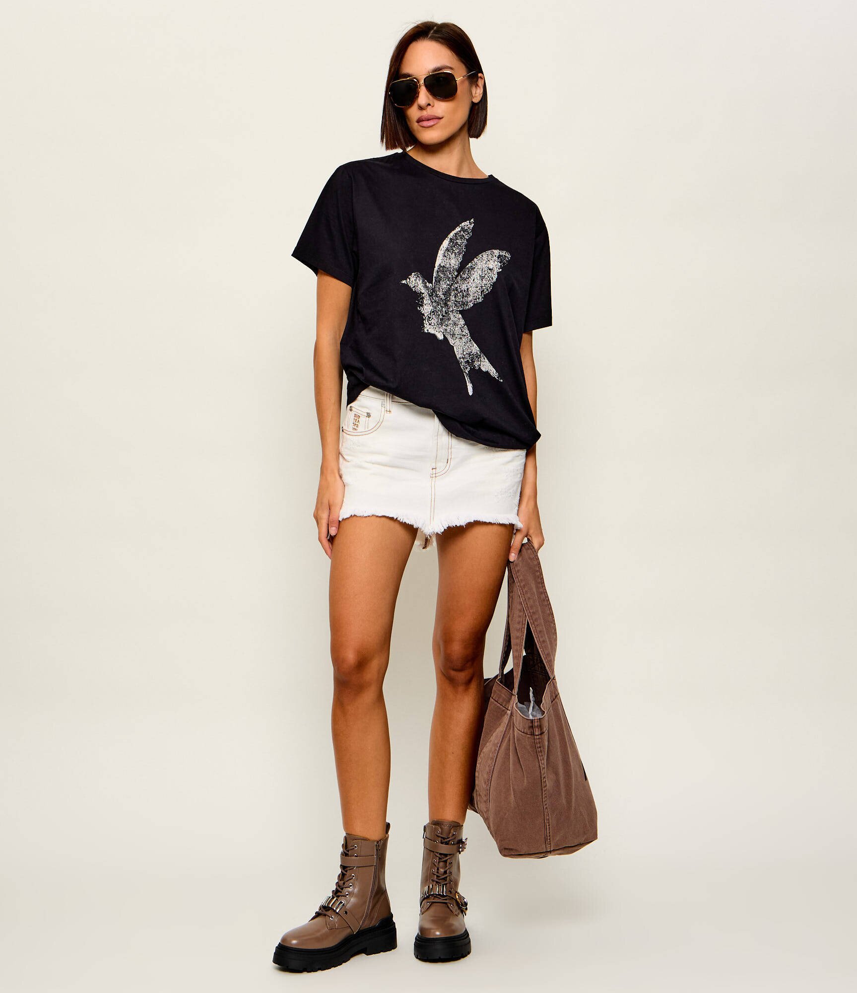One Teaspoon De blugi fustă Junkyard | low waist | regular fit