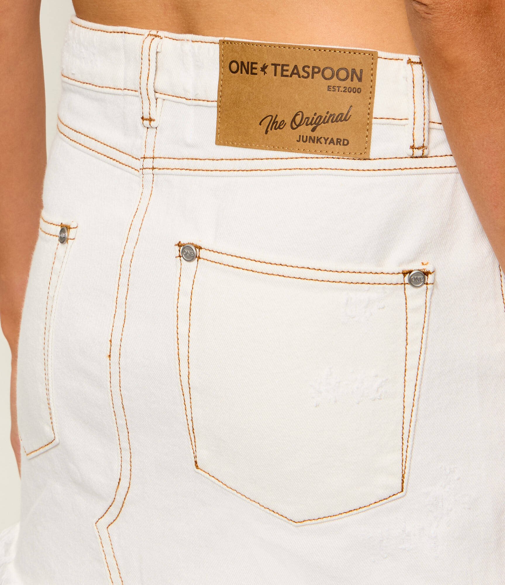 One Teaspoon De blugi fustă Junkyard | low waist | regular fit